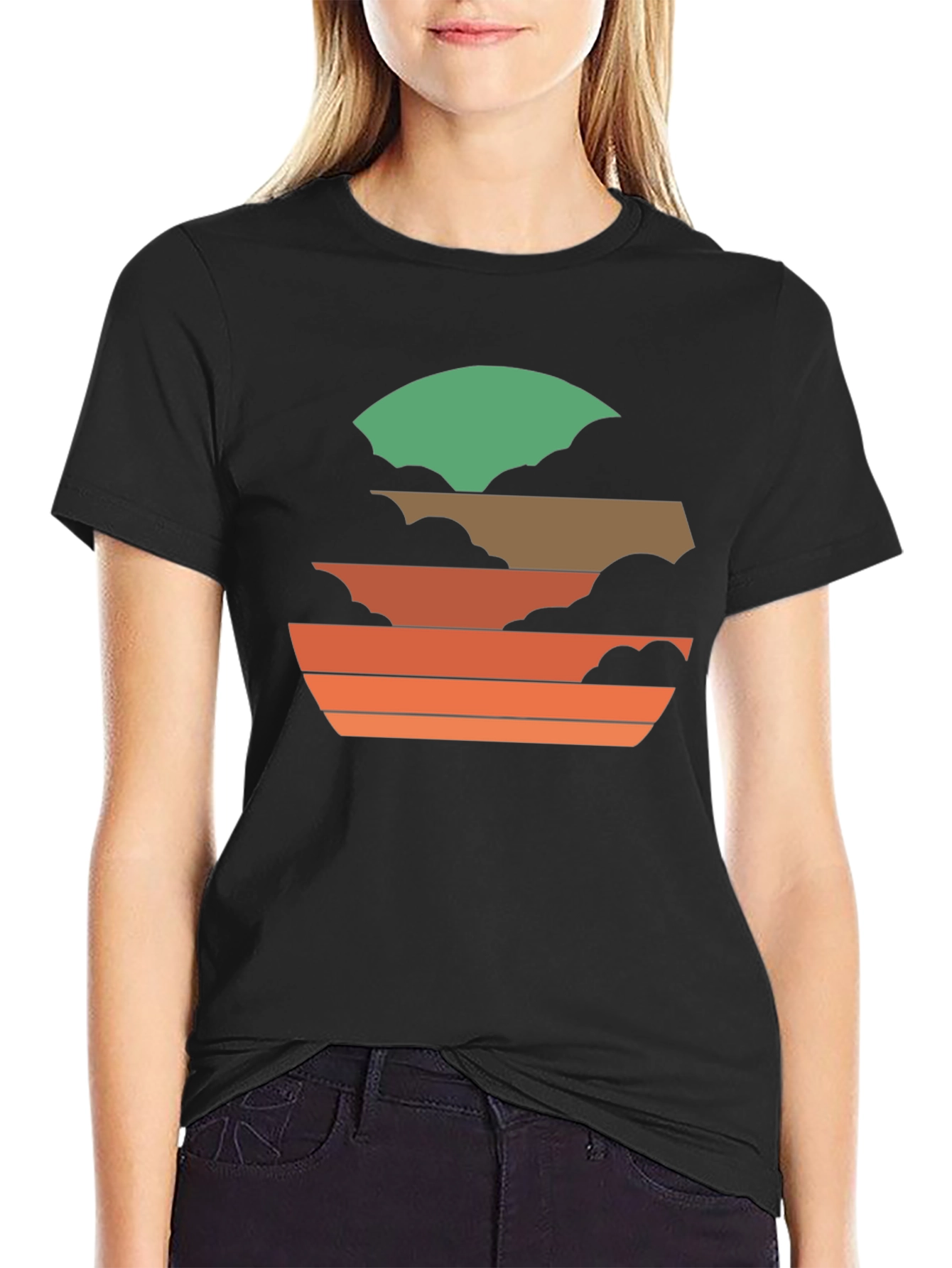 Retro Sunset Graphic Tee - Cool Casual Wear