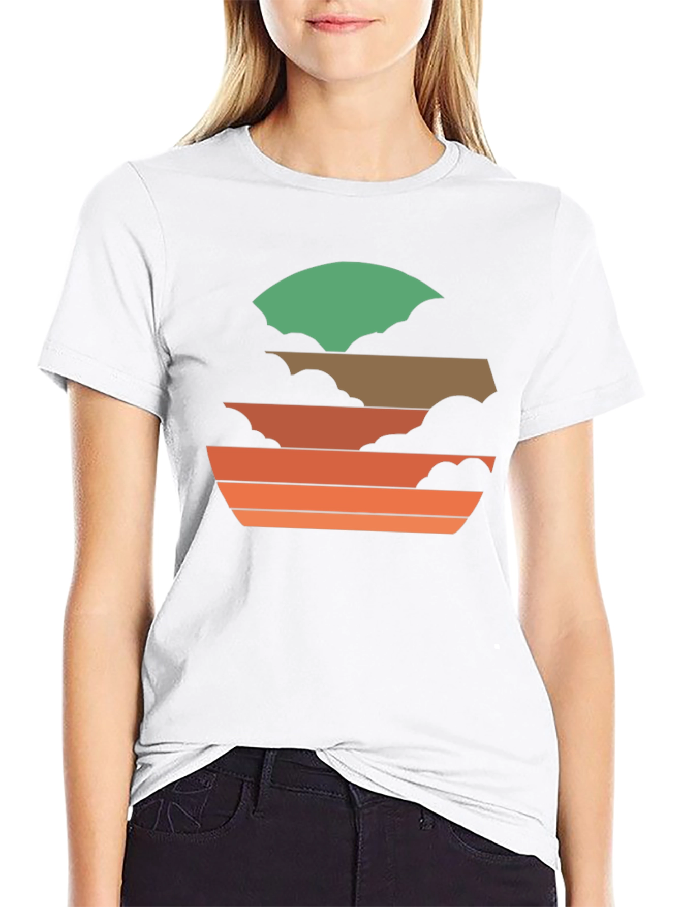 Retro Sunset Graphic Tee - Cool Casual Wear