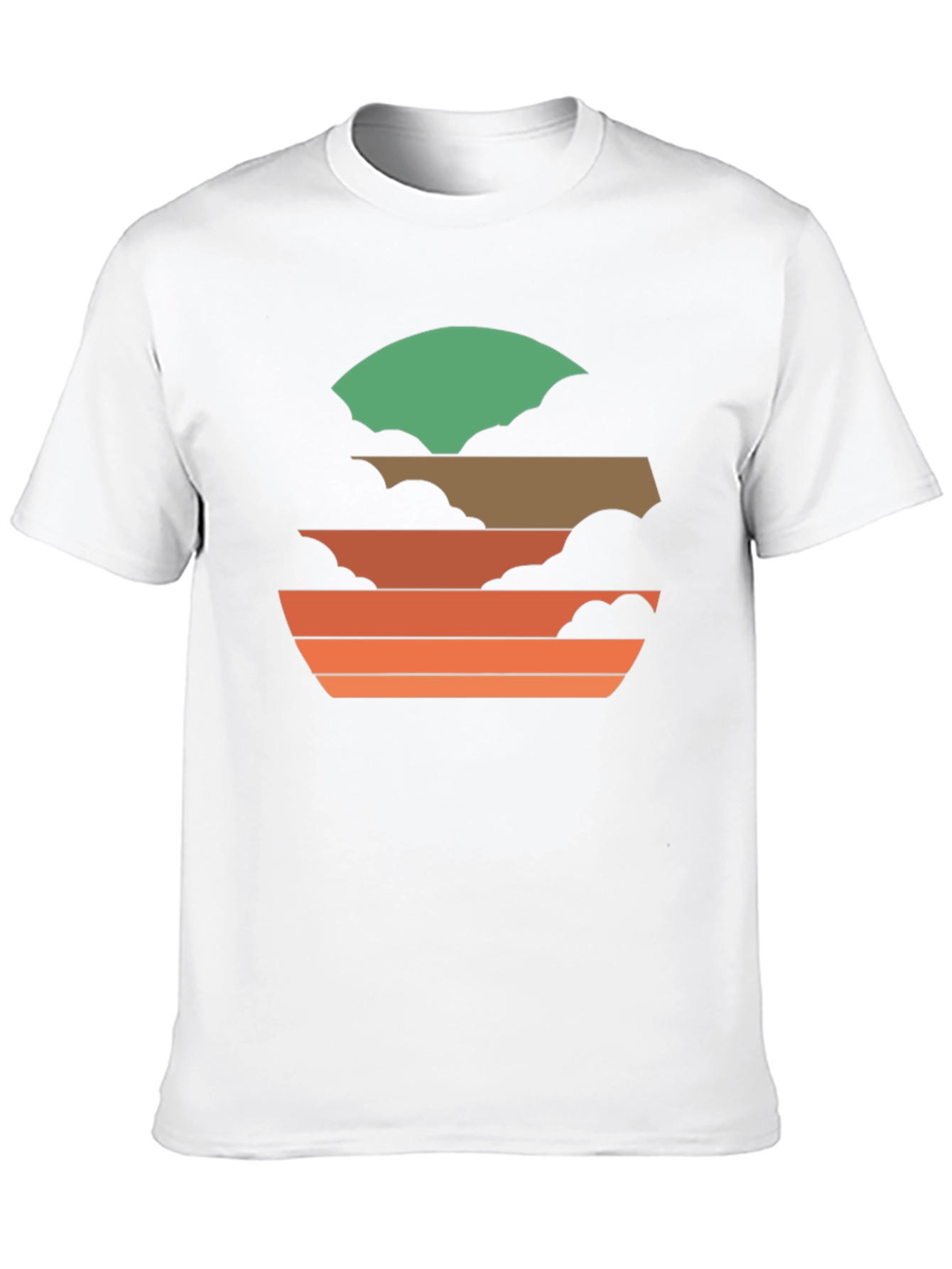 Retro Sunset Graphic Tee - Cool Casual Wear