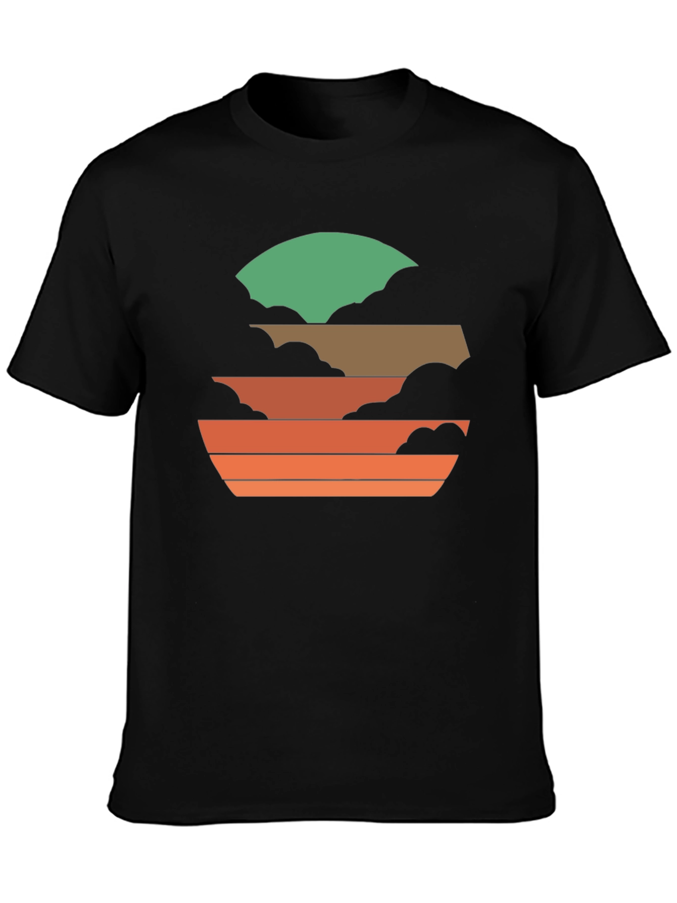 Retro Sunset Graphic Tee - Cool Casual Wear