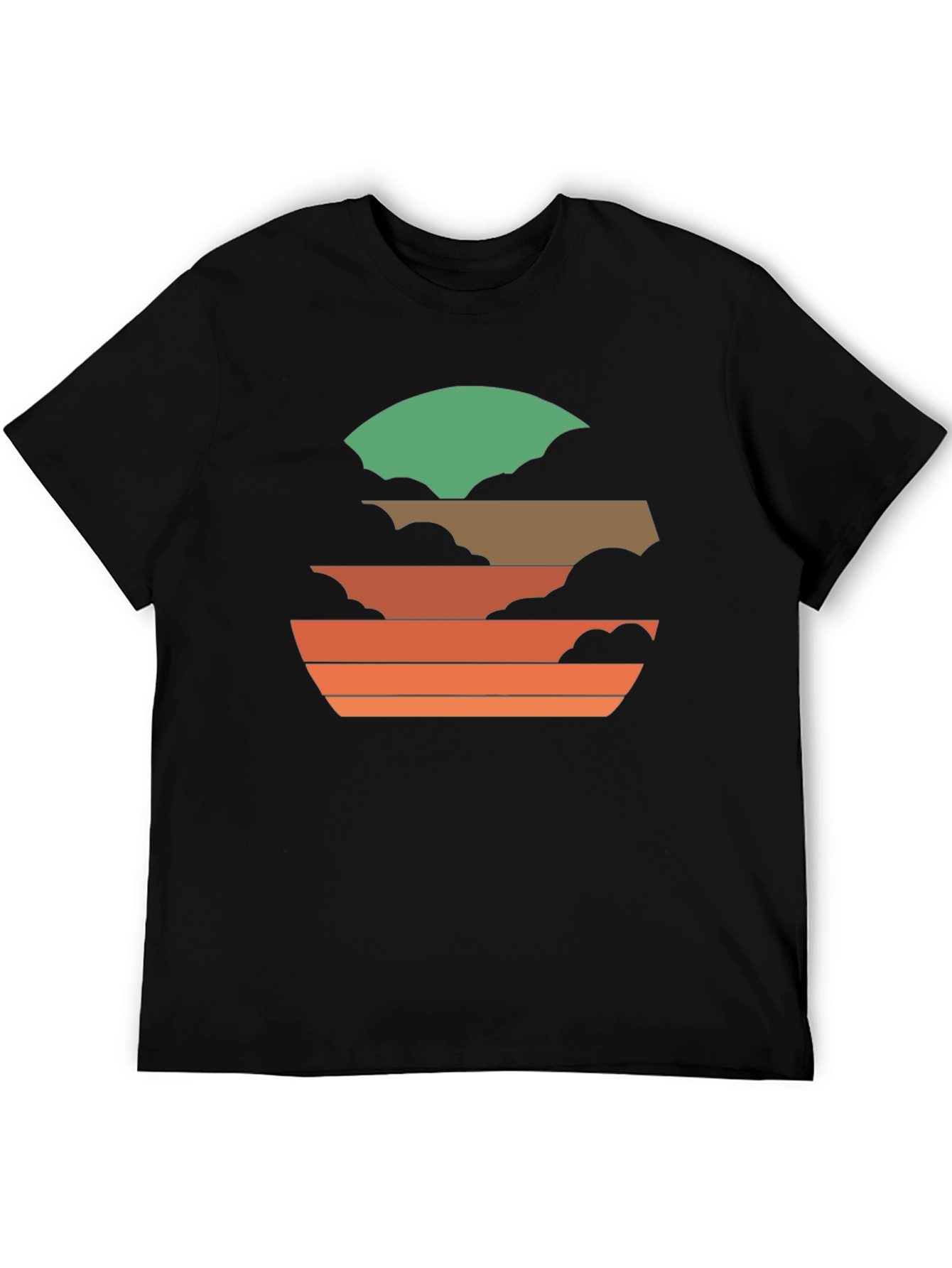 Retro Sunset Graphic Tee - Cool Casual Wear