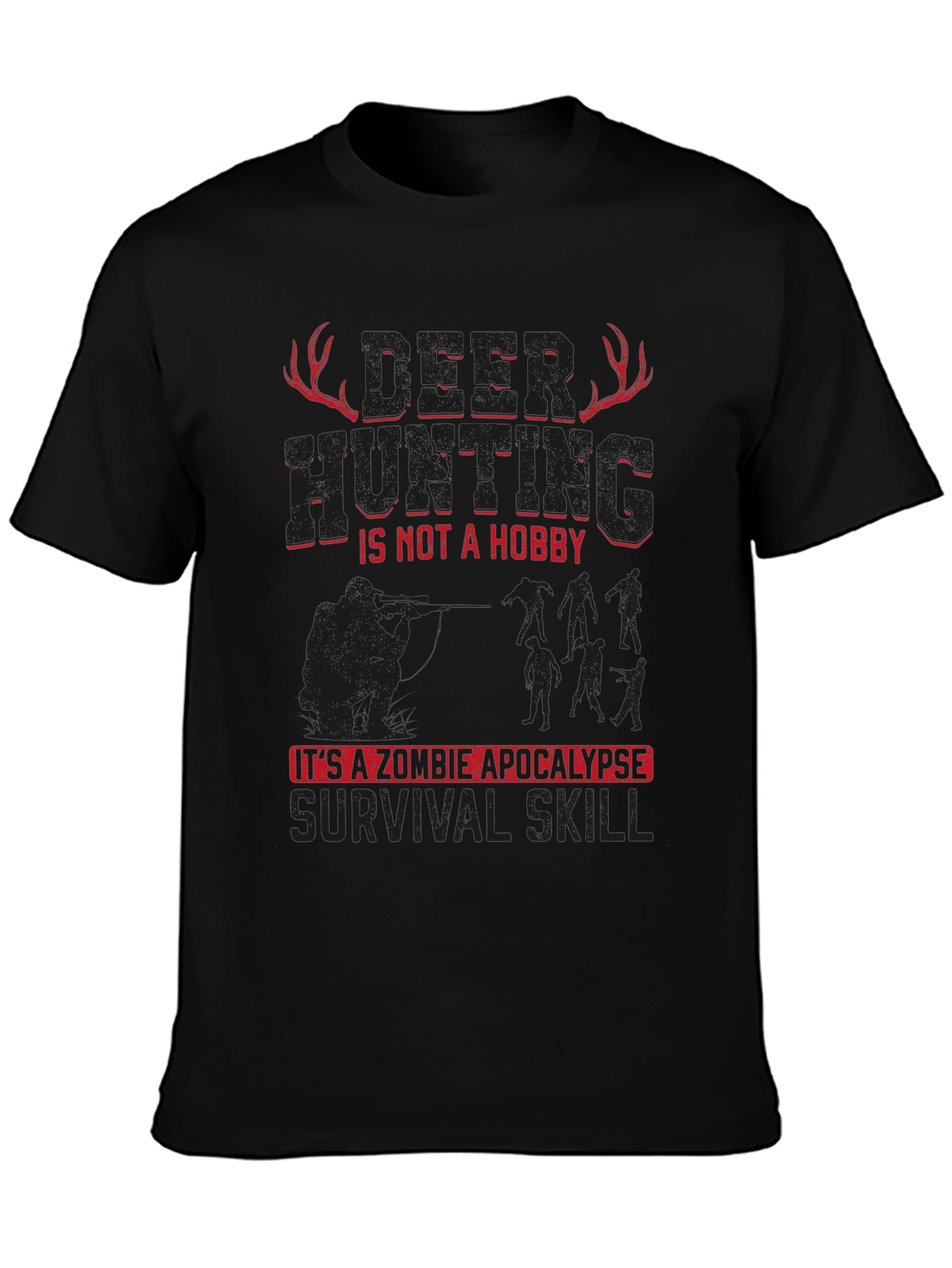 Zombie Apocalypse Survival Skill Graphic Tee