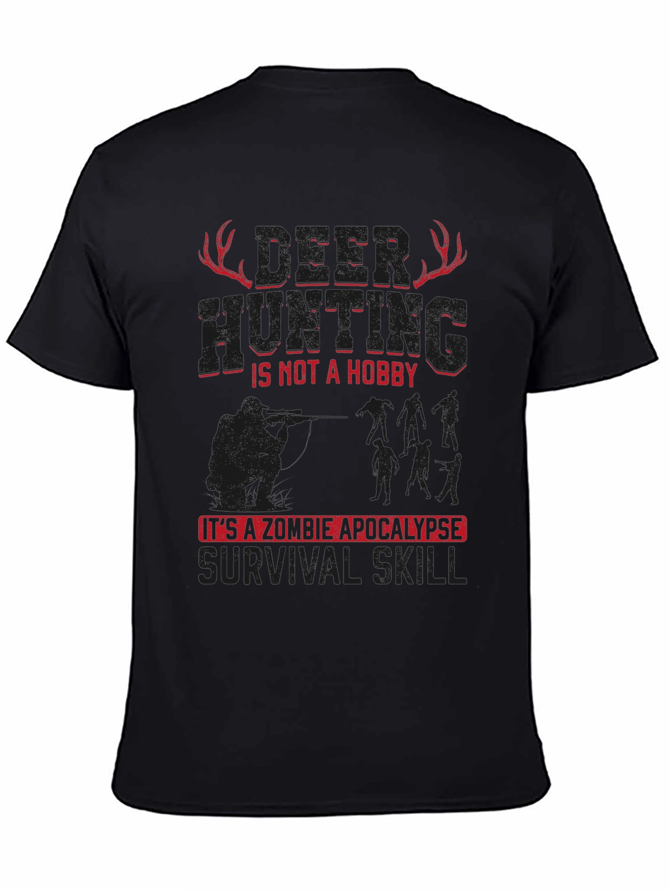 Zombie Apocalypse Survival Skill Graphic Tee