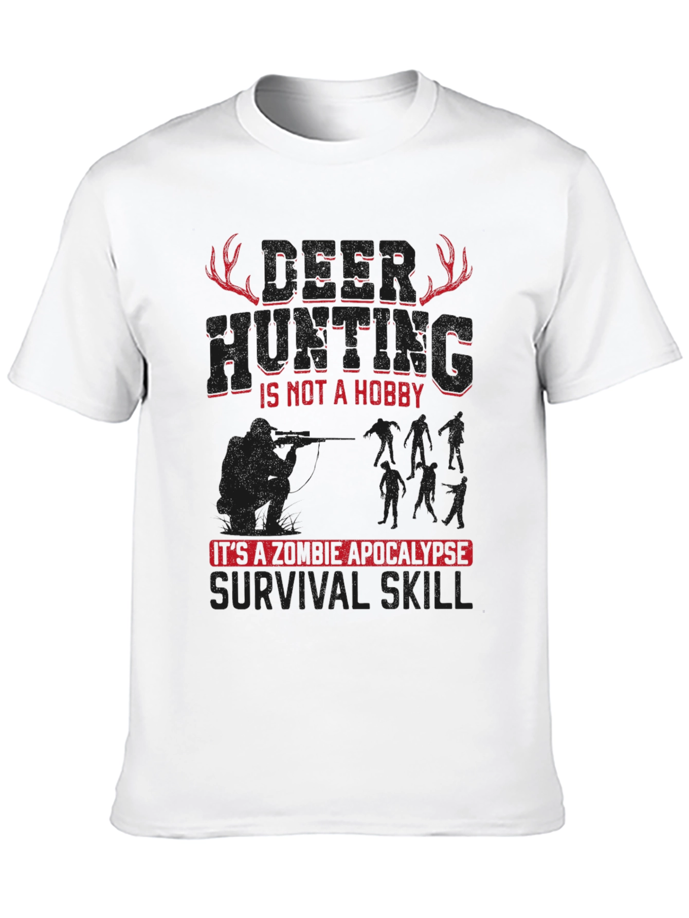 Zombie Apocalypse Survival Skill Graphic Tee