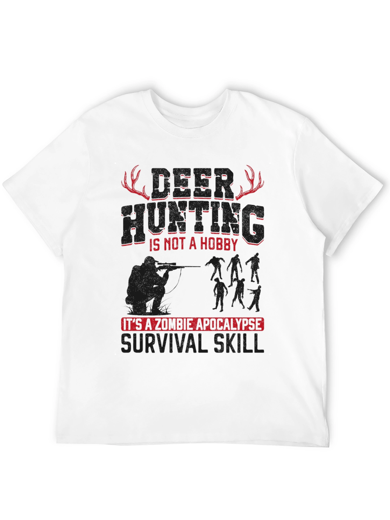 Zombie Apocalypse Survival Skill Graphic Tee