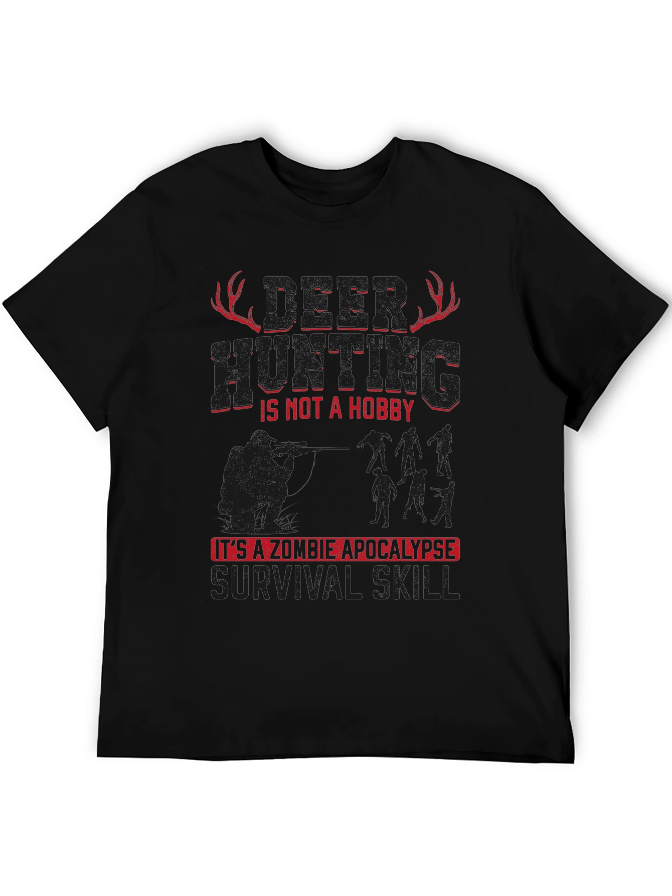 Zombie Apocalypse Survival Skill Graphic Tee