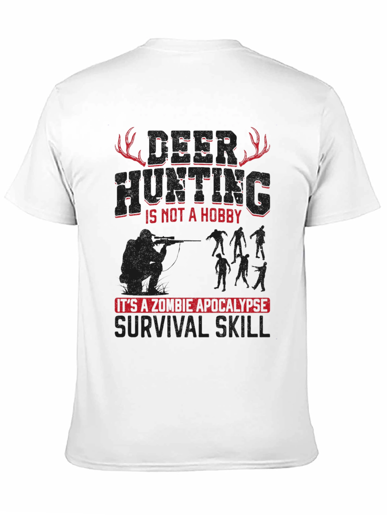 Zombie Apocalypse Survival Skill Graphic Tee