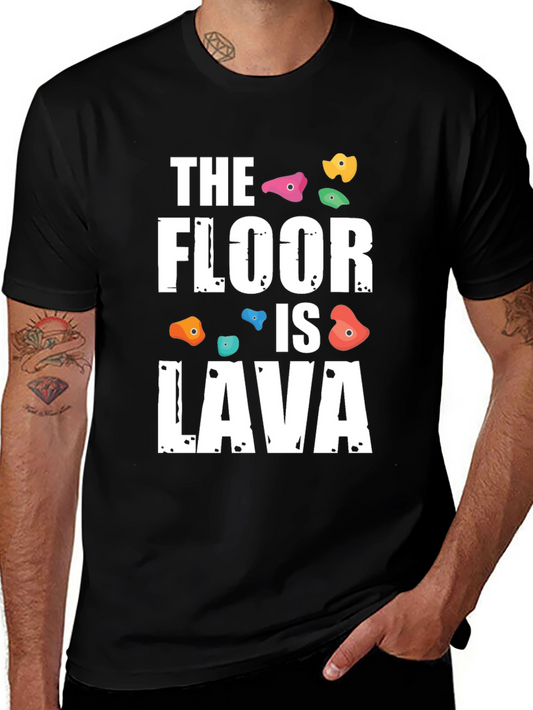 The Floor is Lava Climbing T-Shirt