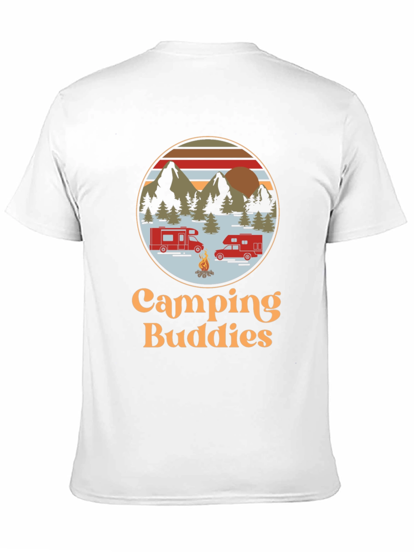 Camping Buddies Graphic Tee - Adventure Ready!