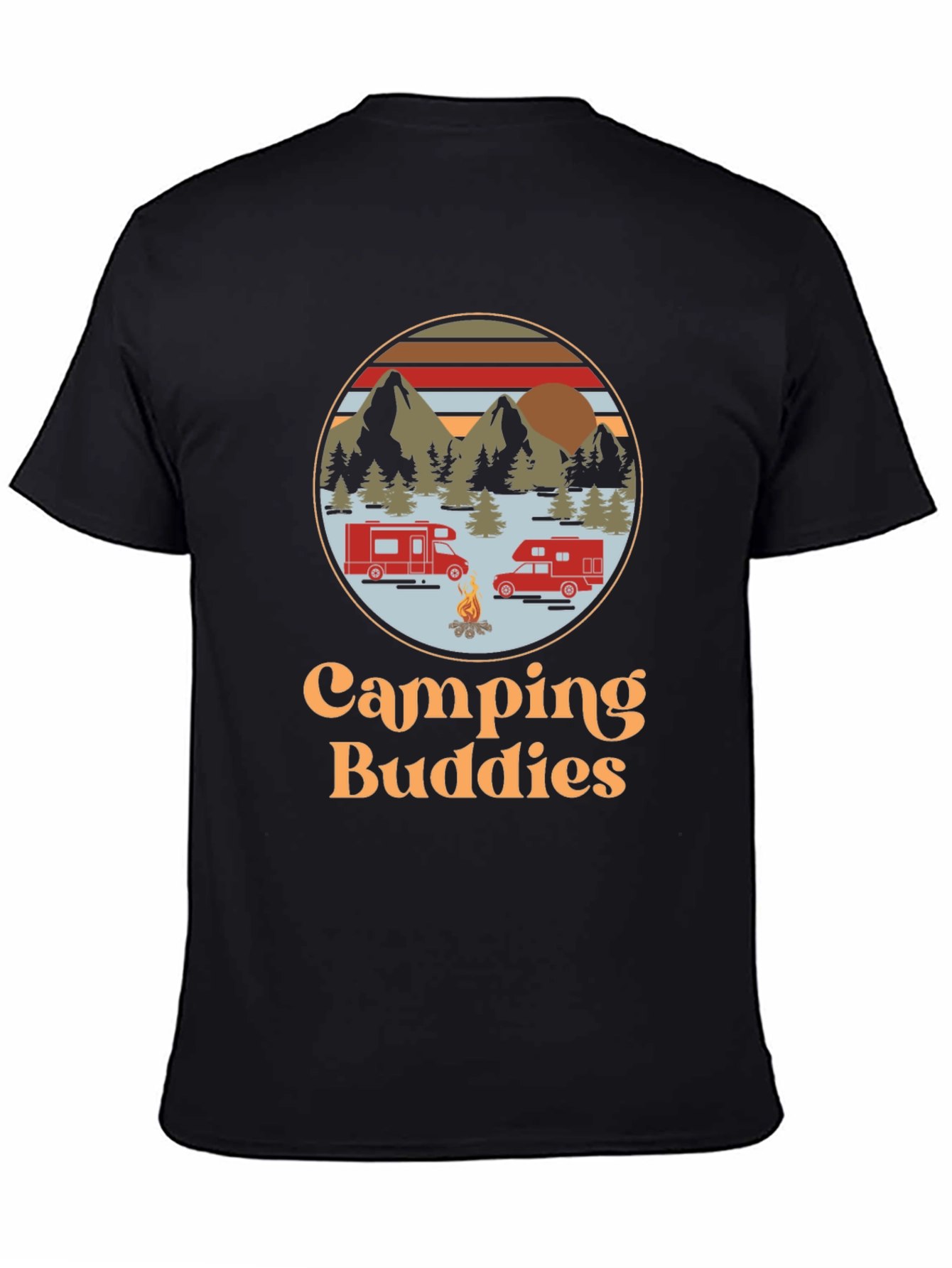 Camping Buddies Graphic Tee - Adventure Ready!