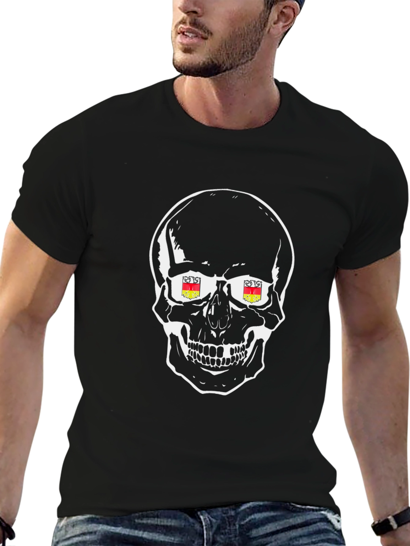 Skull Graphic T-Shirt - Edgy Style
