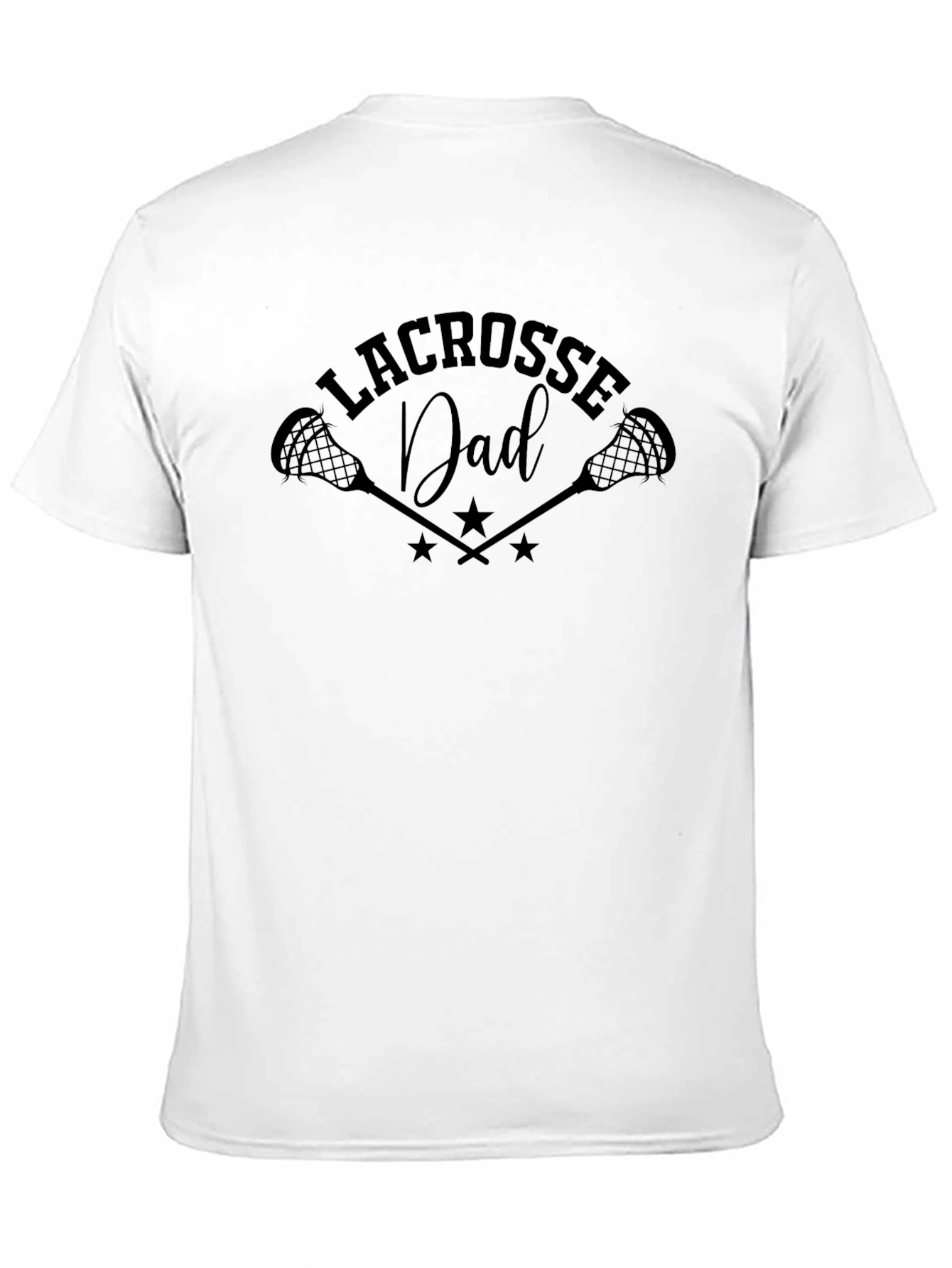 Lacrosse Dad T-Shirt - Black