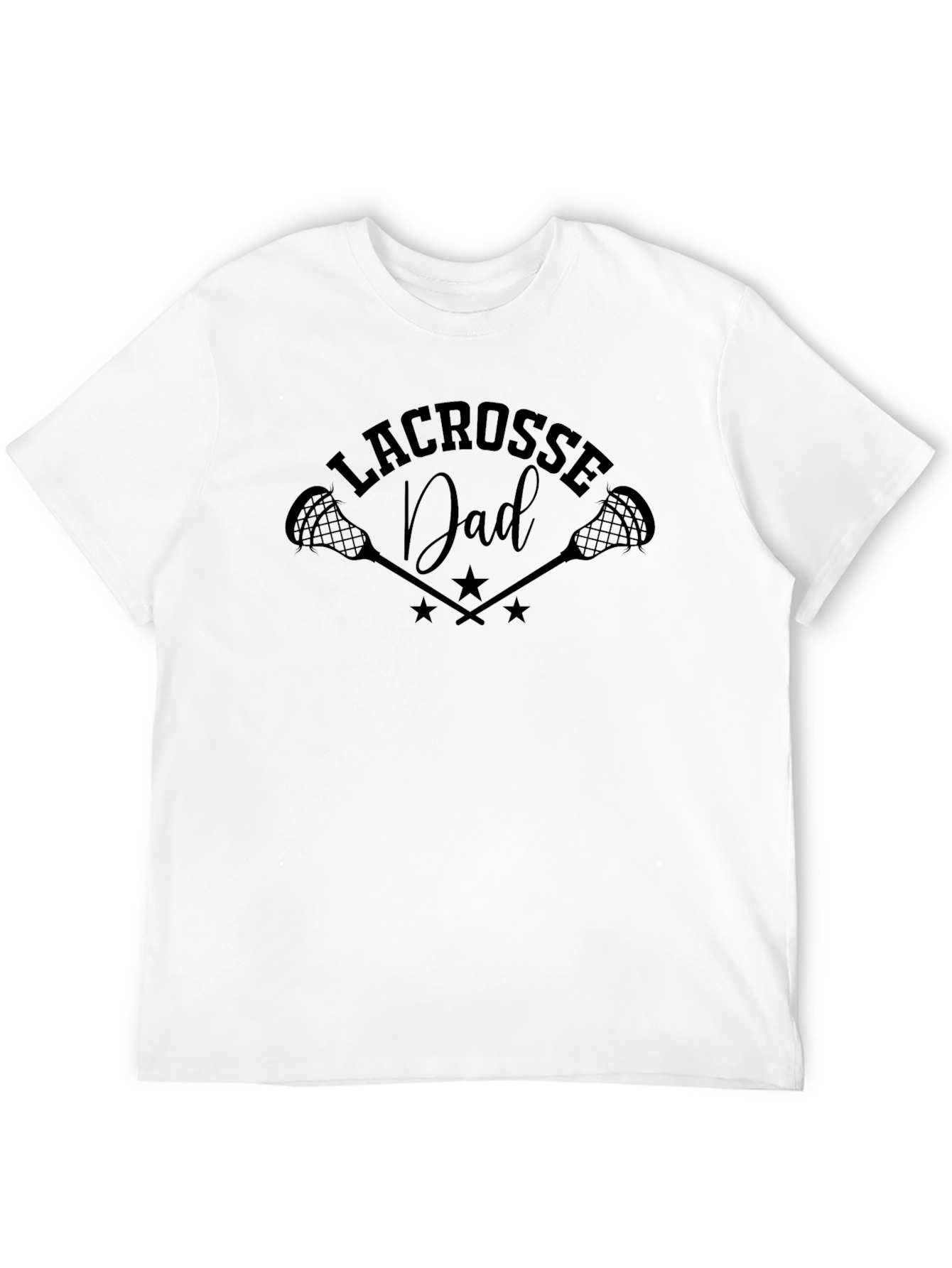 Lacrosse Dad T-Shirt - Black