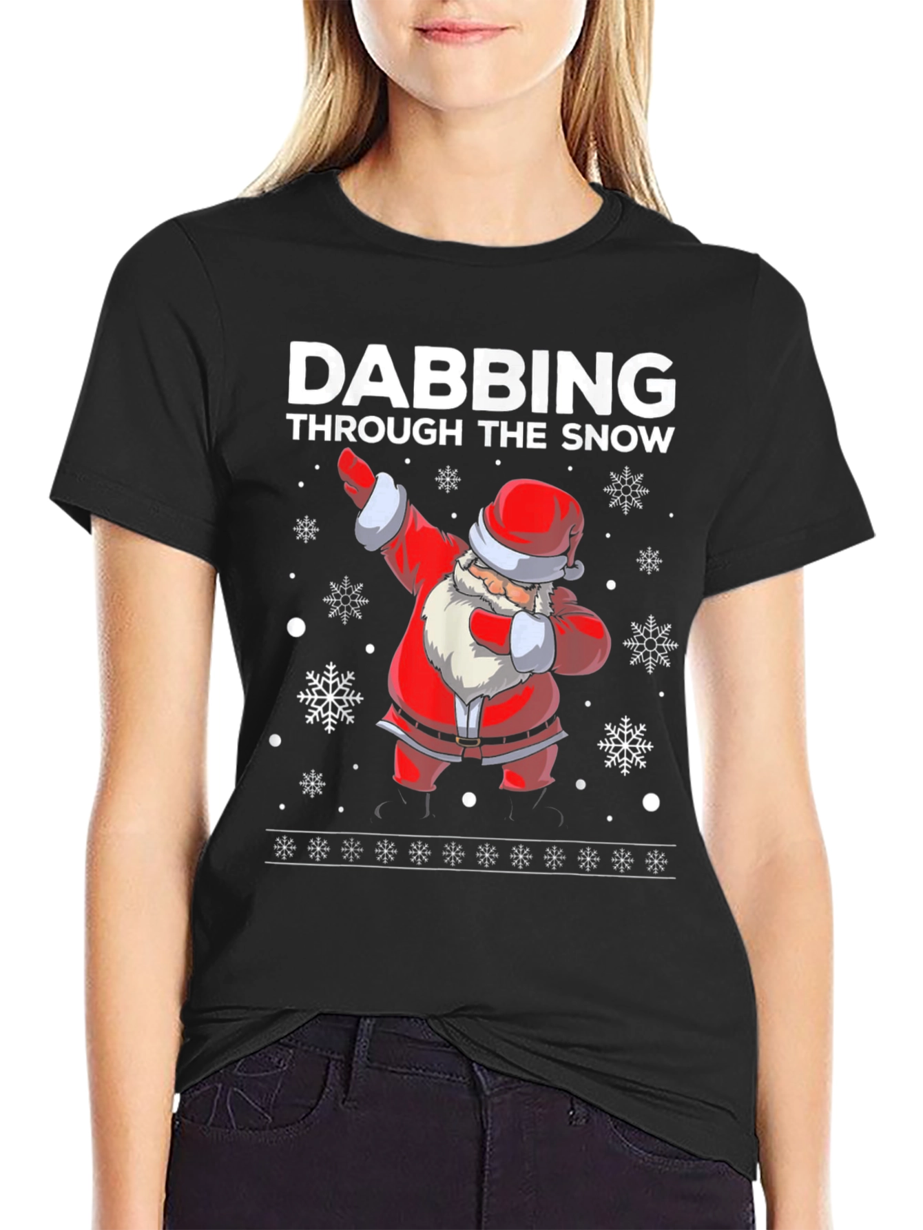 Dabbing Santa Christmas T-Shirt