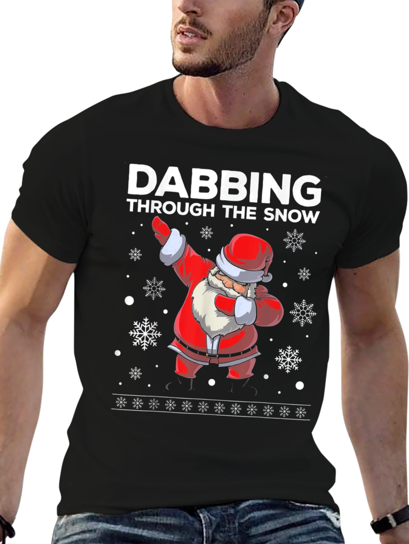 Dabbing Santa Christmas T-Shirt
