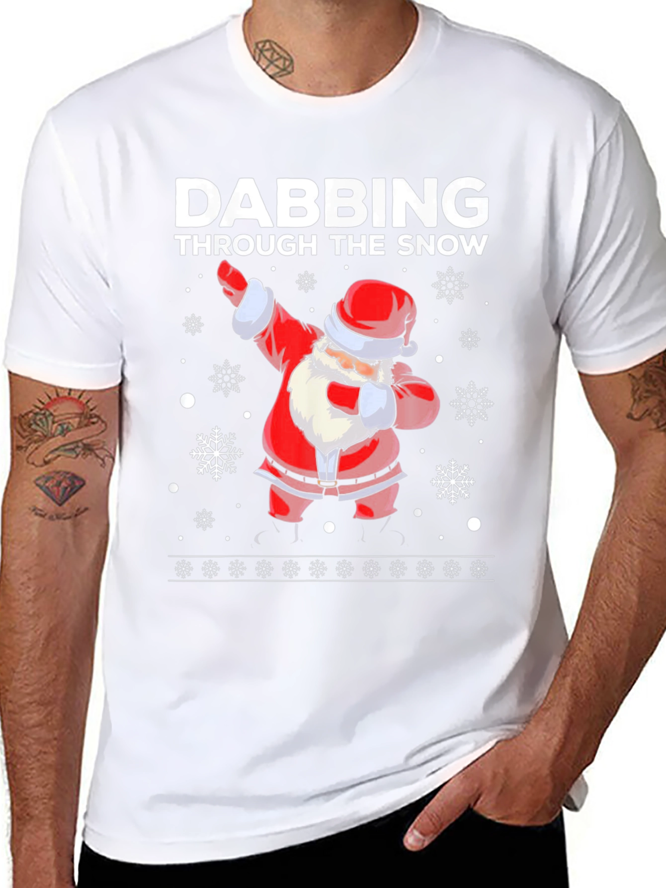 Dabbing Santa Christmas T-Shirt