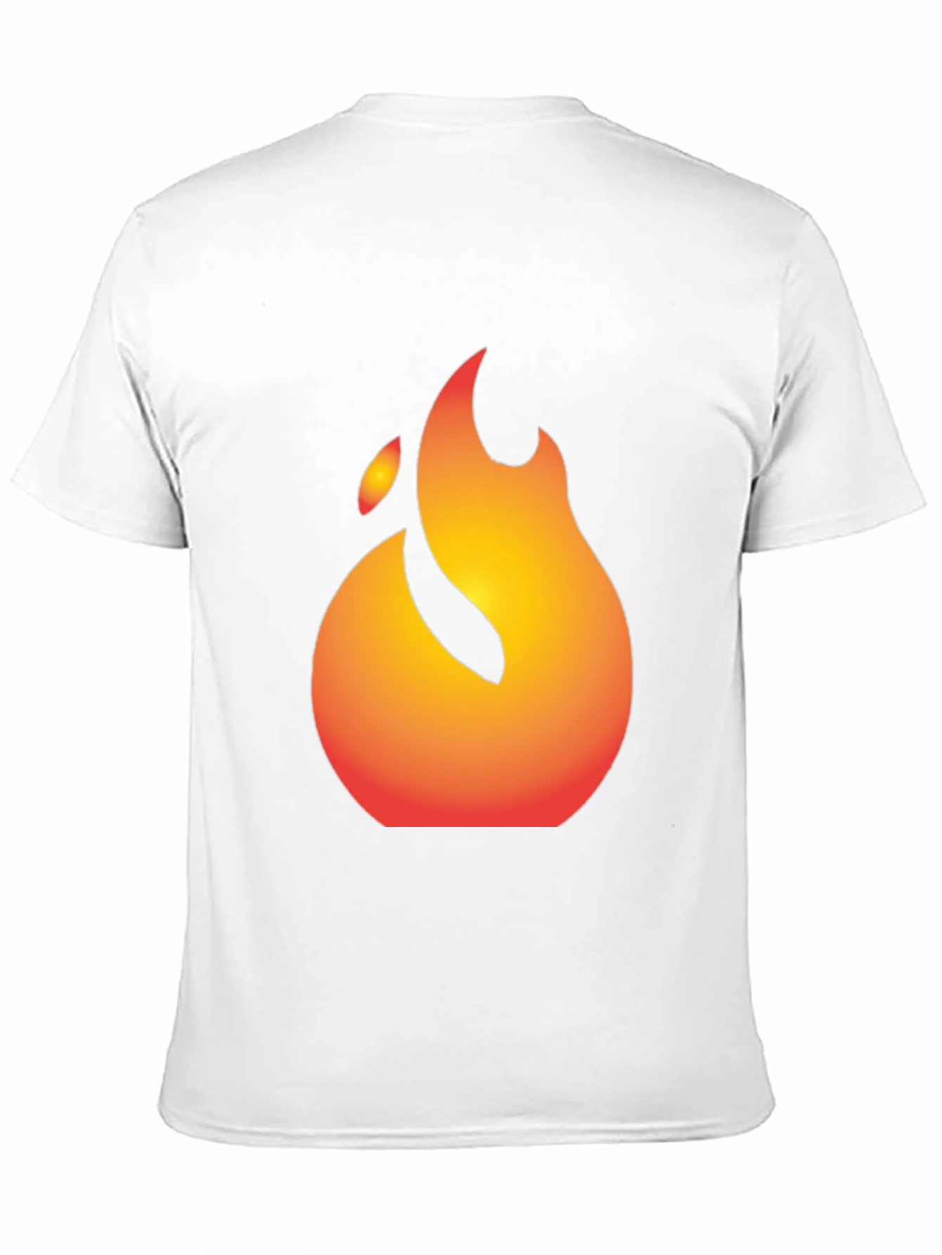 Flaming Graphic Tee - Bold Black T-Shirt