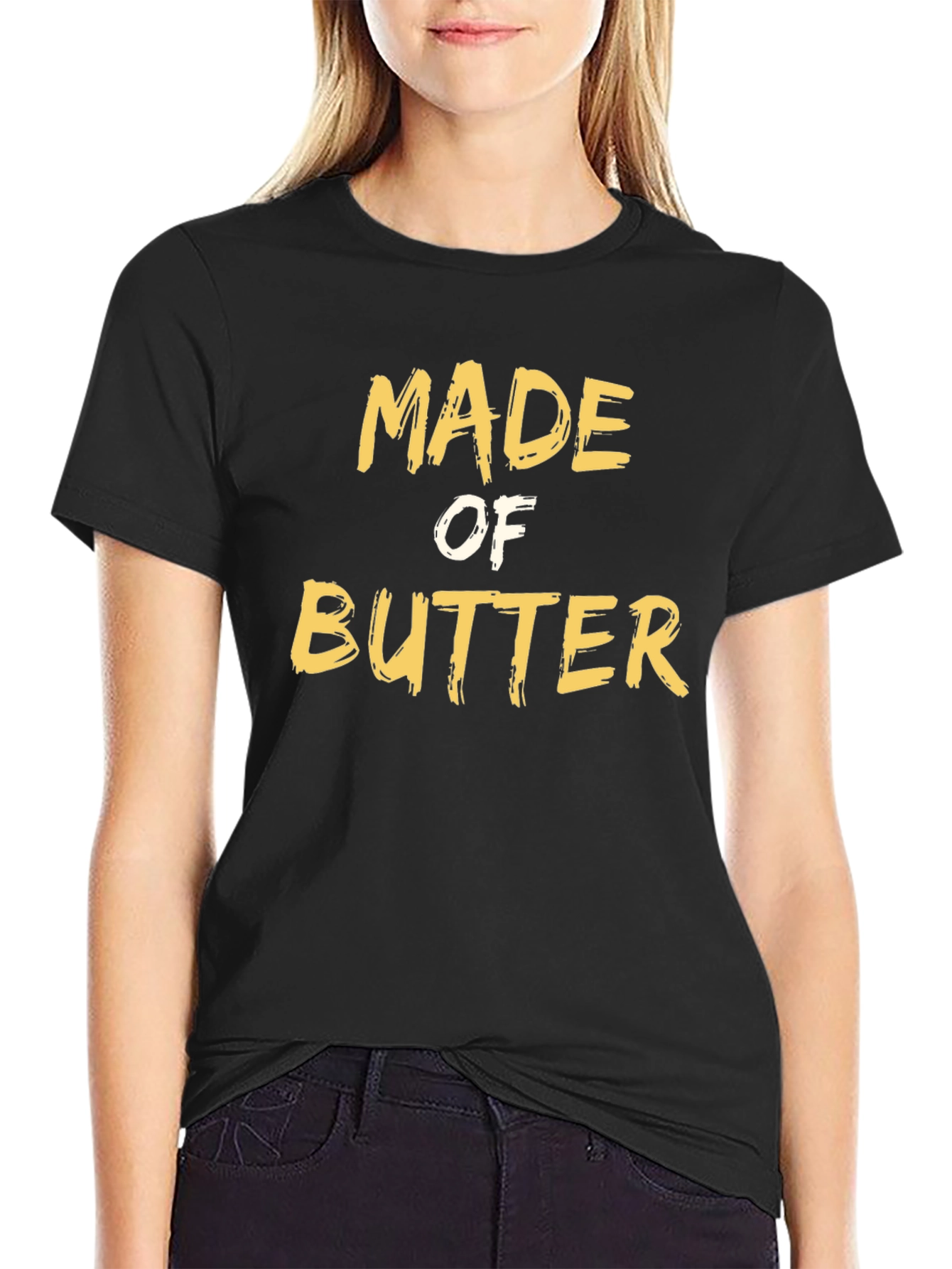 Made of Butter T-Shirt - Funny Foodie Tee