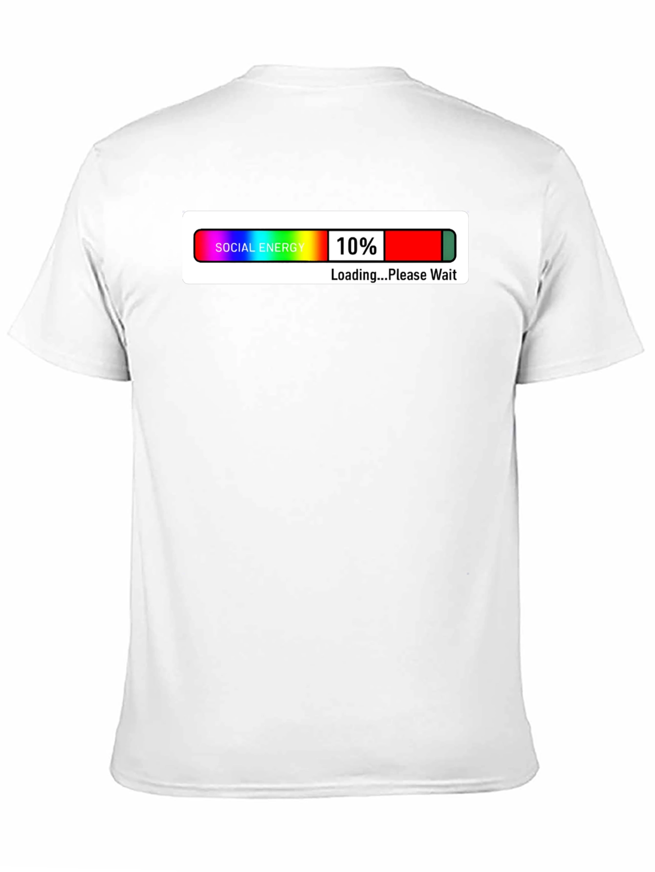 Social Energy Loading Graphic T-Shirt - Black