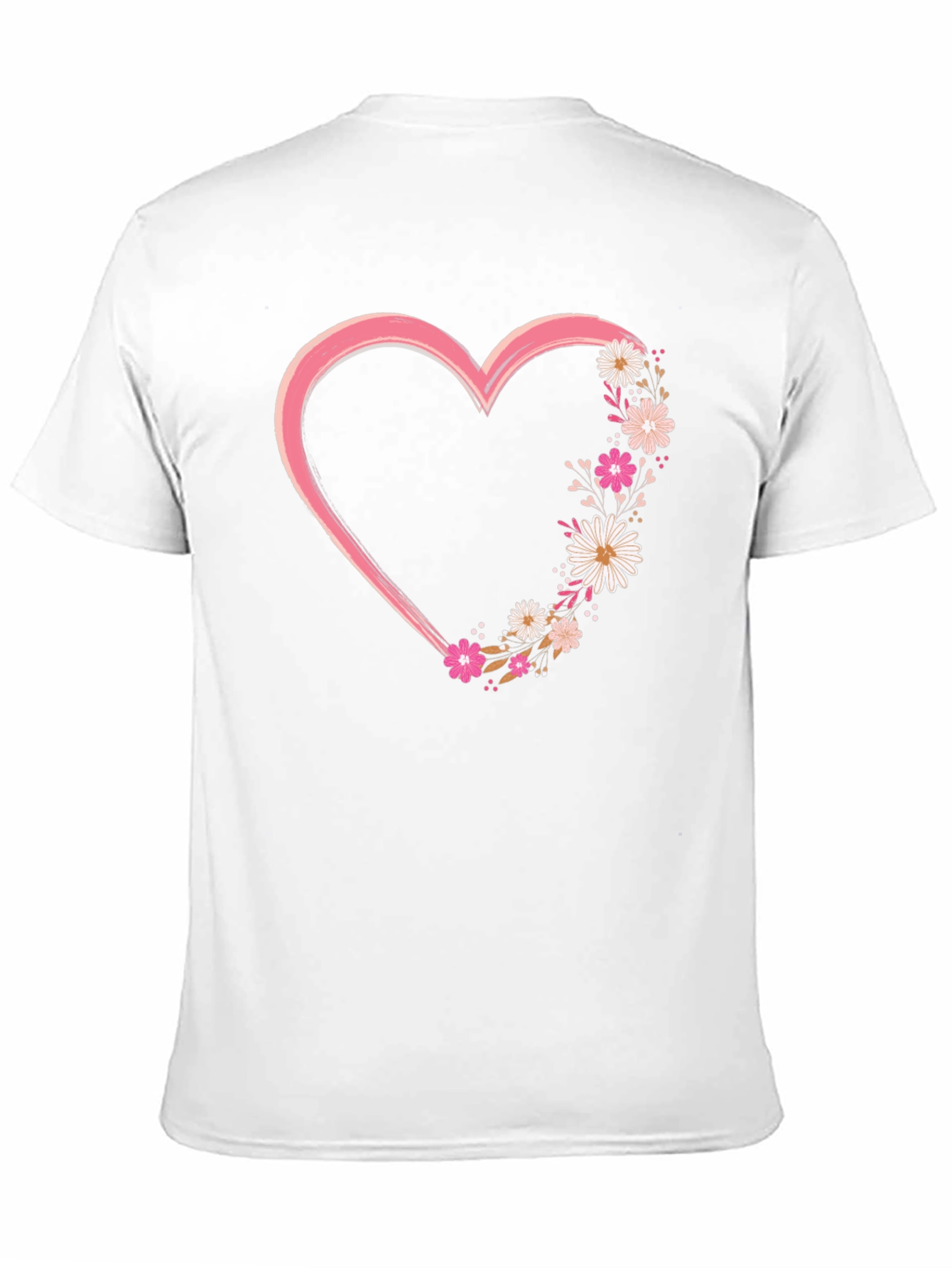 Floral Heart Graphic Tee