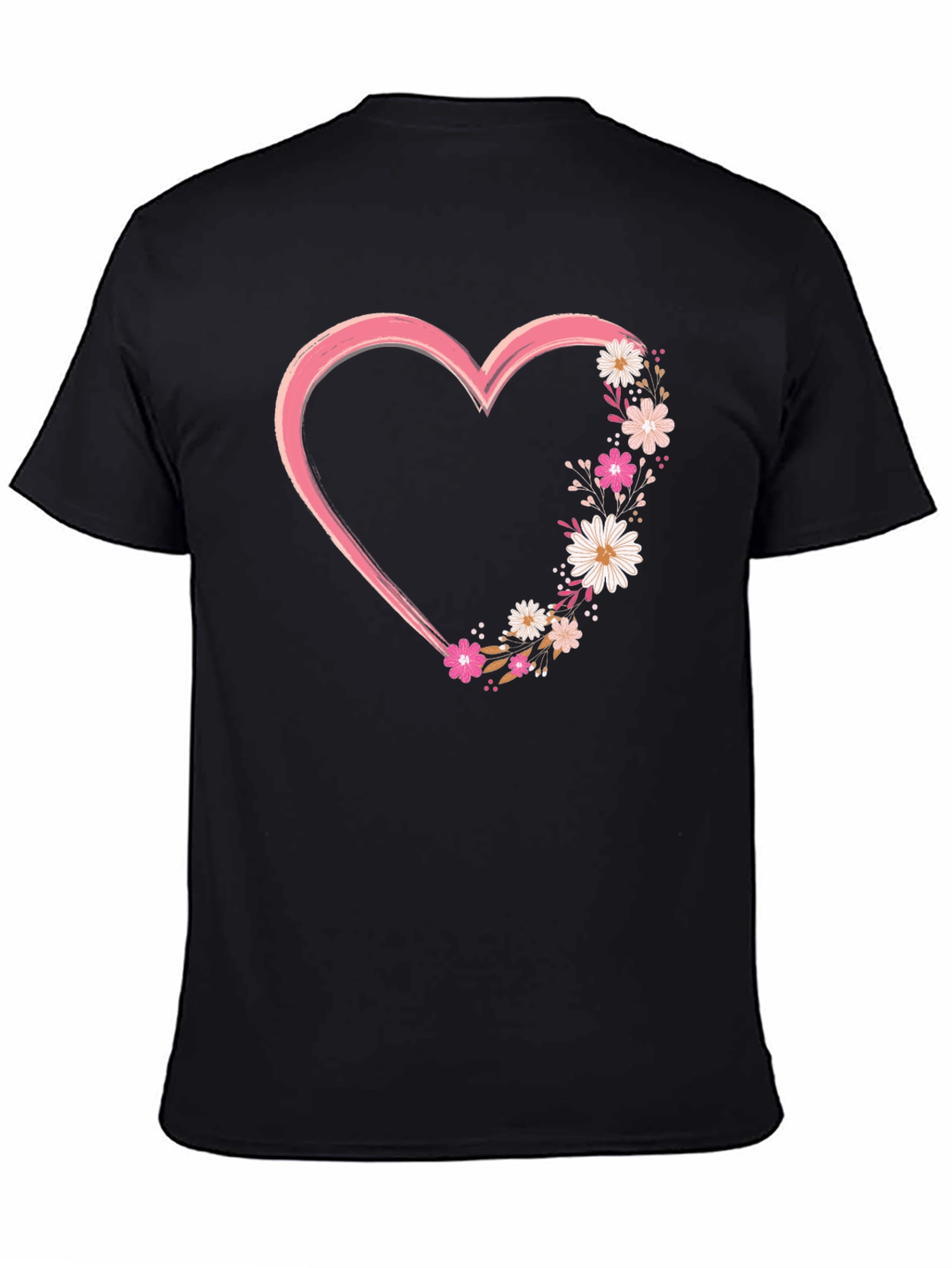 Floral Heart Graphic Tee