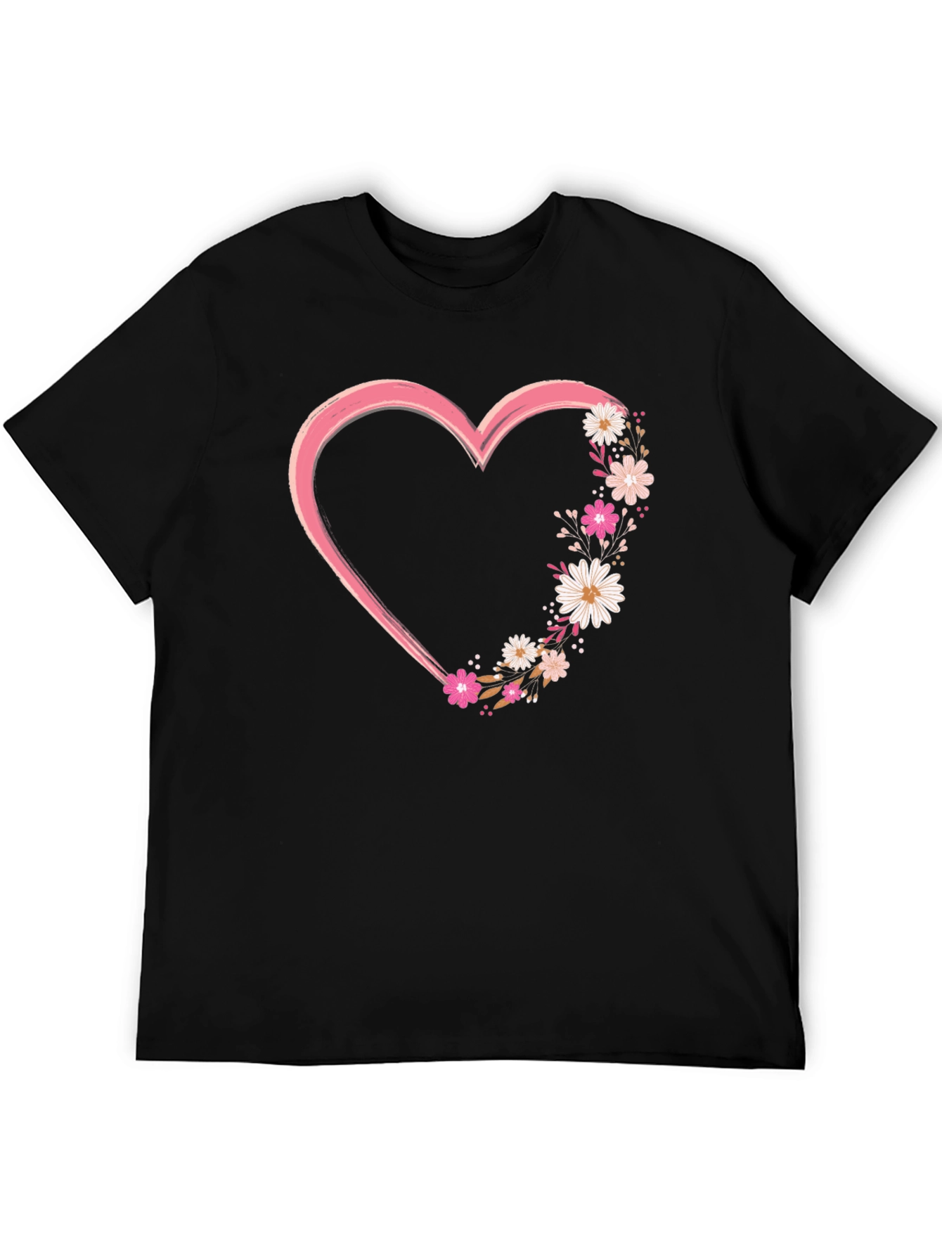 Floral Heart Graphic Tee