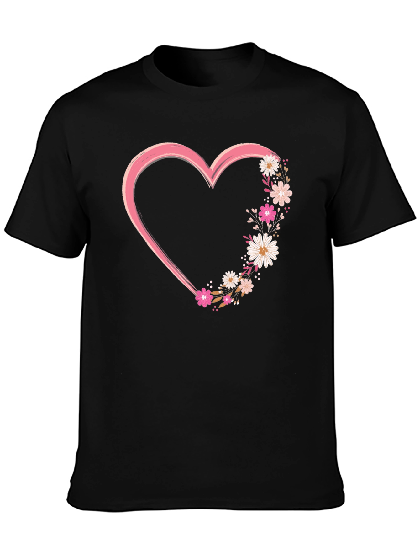 Floral Heart Graphic Tee