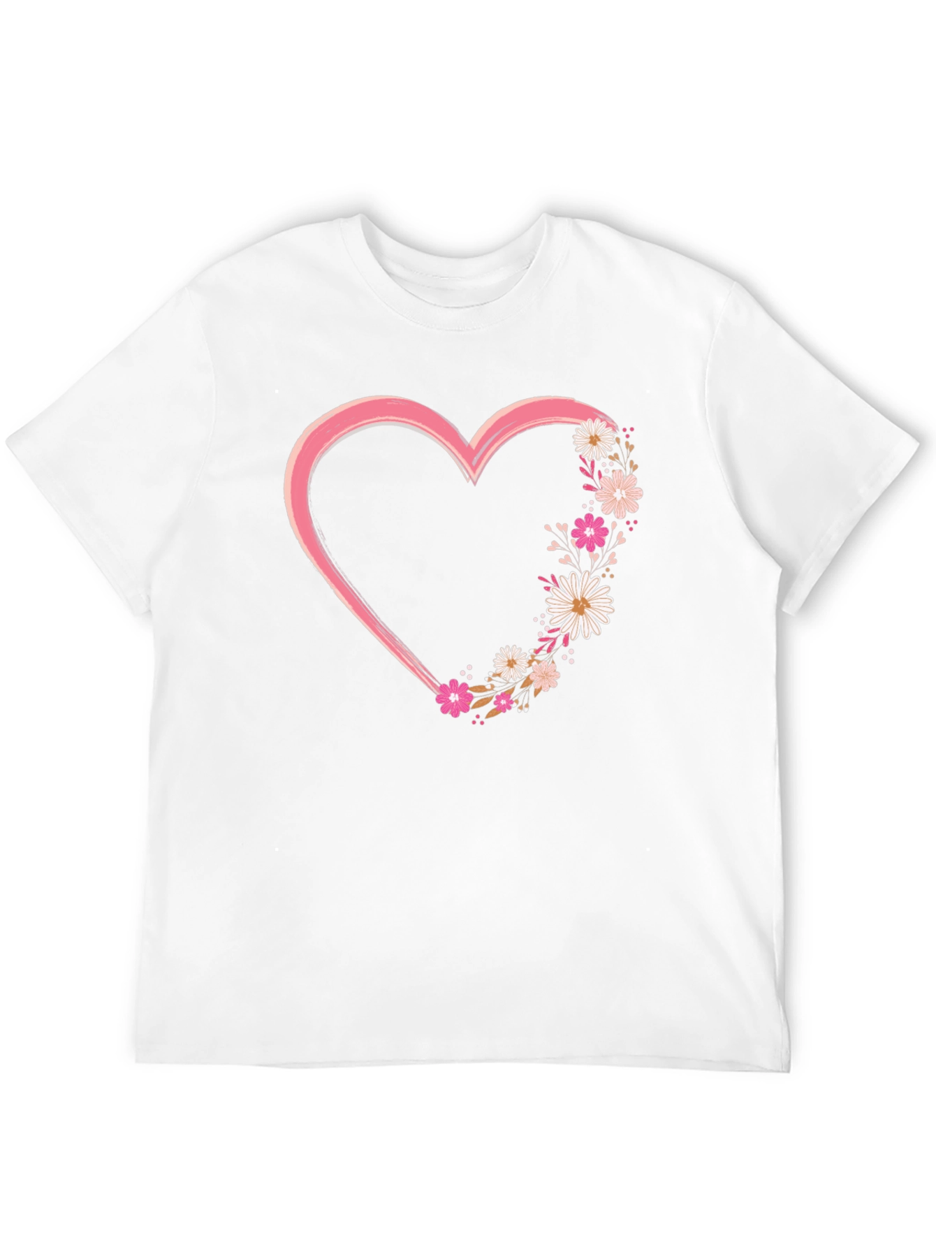 Floral Heart Graphic Tee