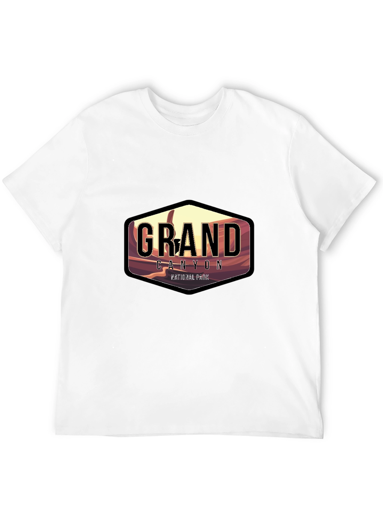 Grand Canyon National Park Black Graphic T-Shirt