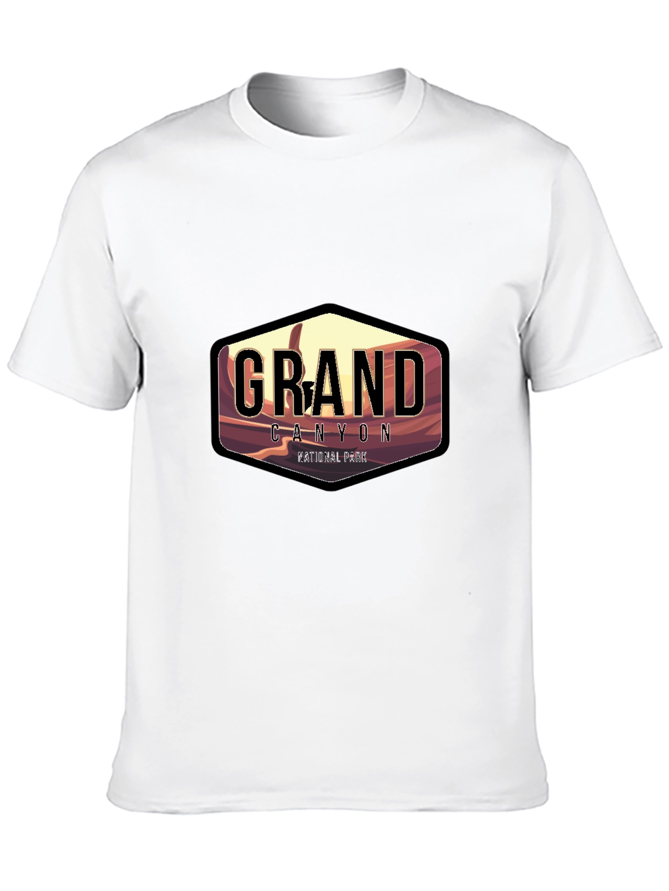 Grand Canyon National Park Black Graphic T-Shirt