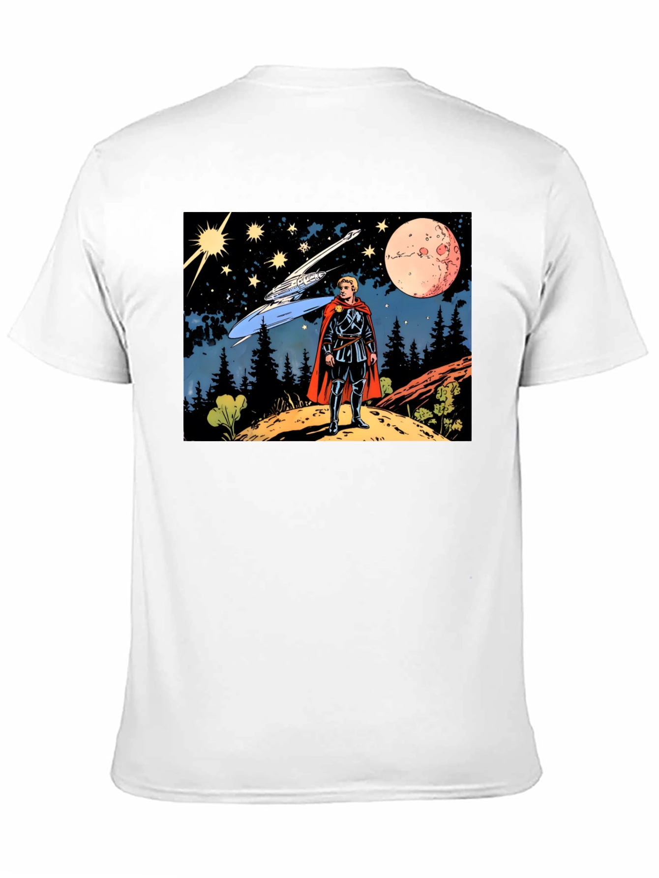 Retro Sci-Fi T-Shirt - Galactic Explorer