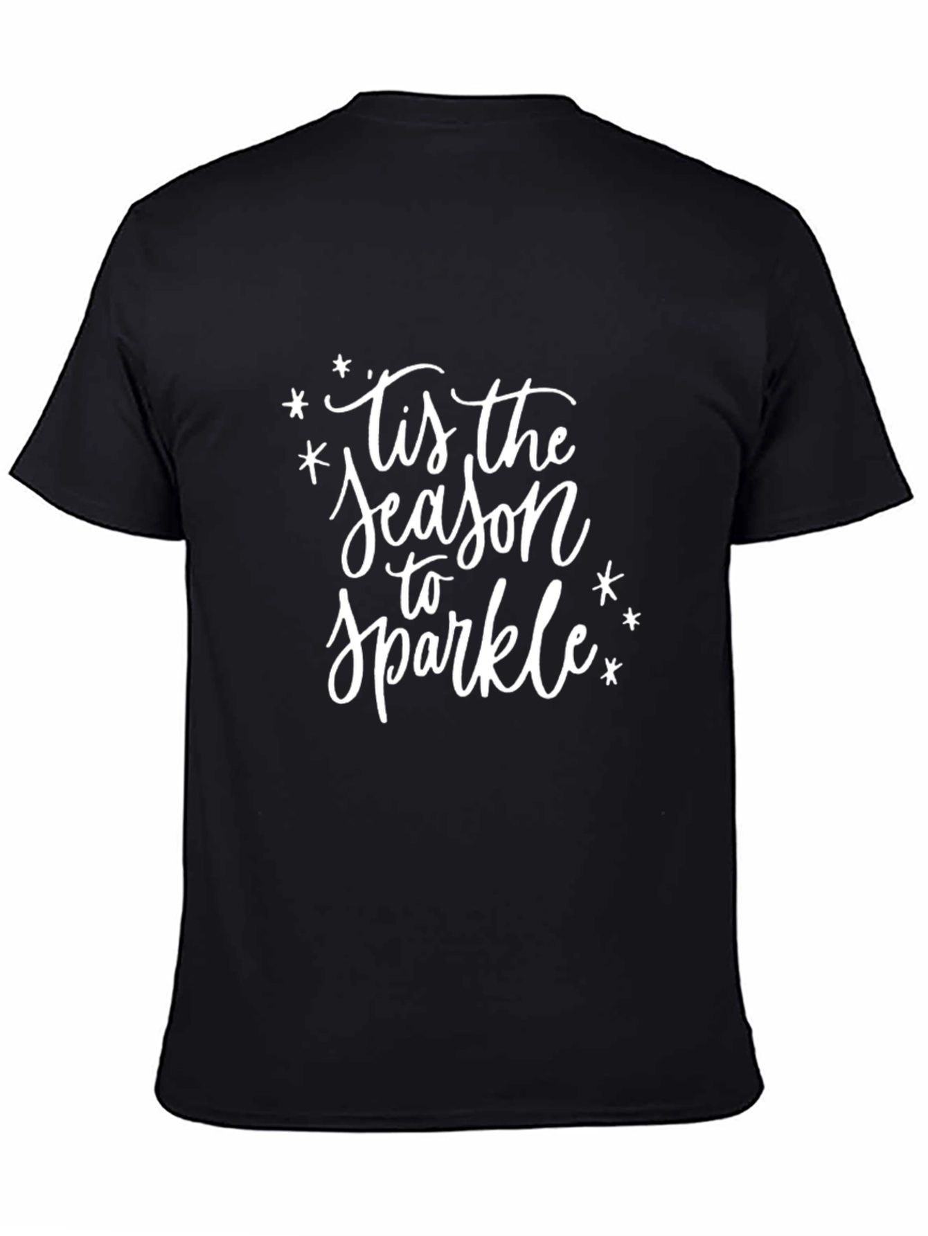 Tis the Season to Sparkle Black T-Shirt