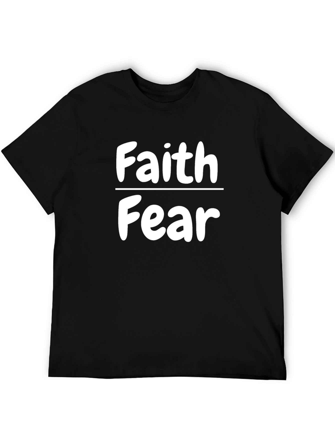 Faith Over Fear Graphic Tee - Unisex Black T-Shirt