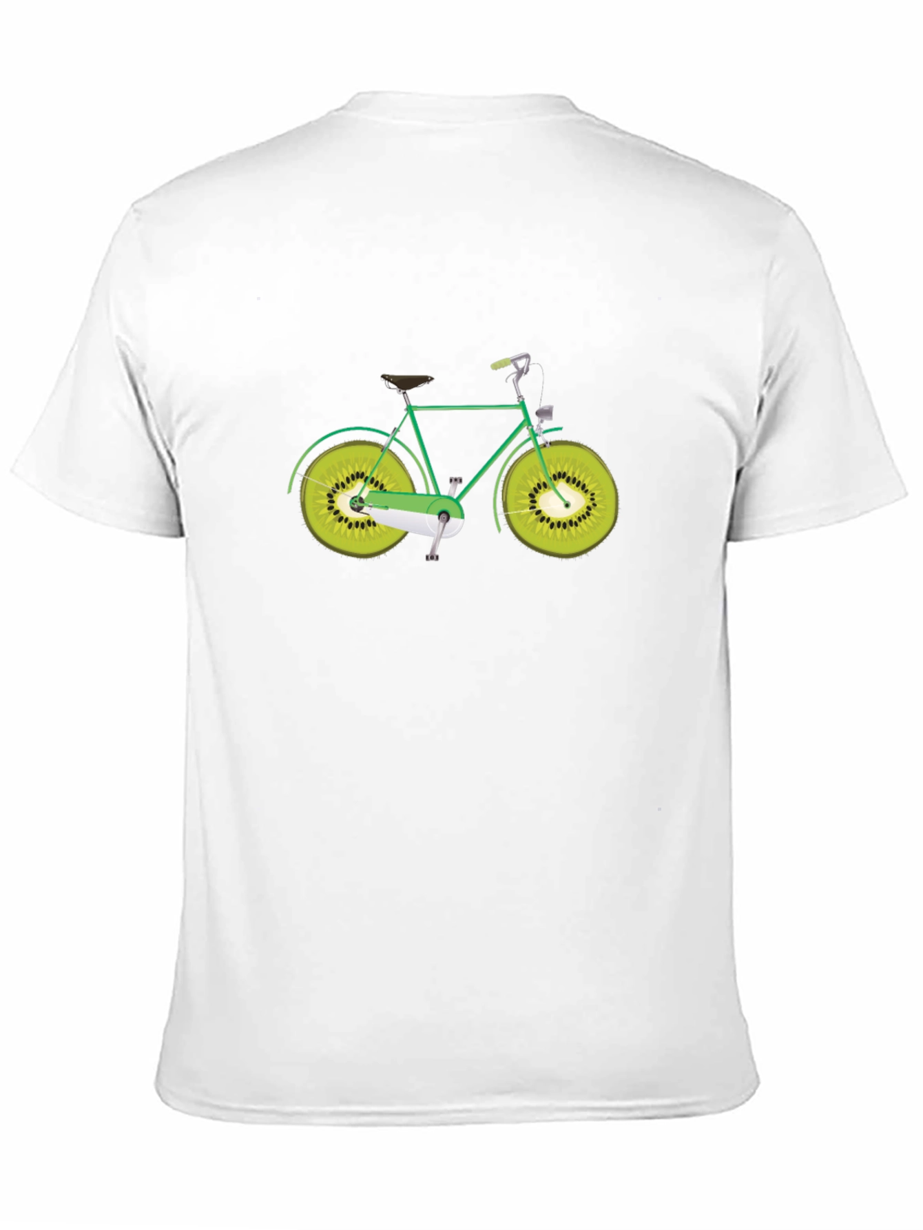 Kiwi Wheel Bike Graphic Tee - Unique Design