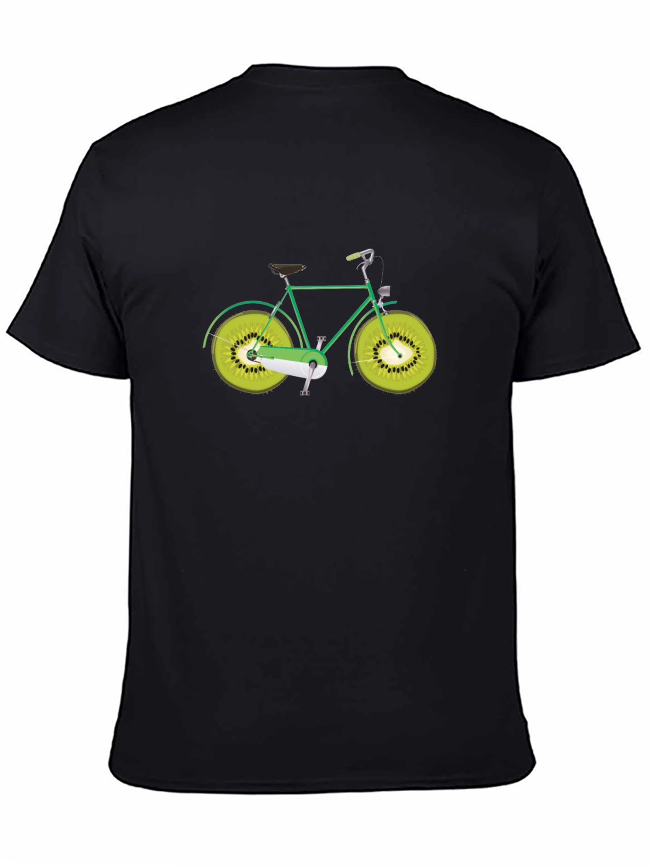Kiwi Wheel Bike Graphic Tee - Unique Design