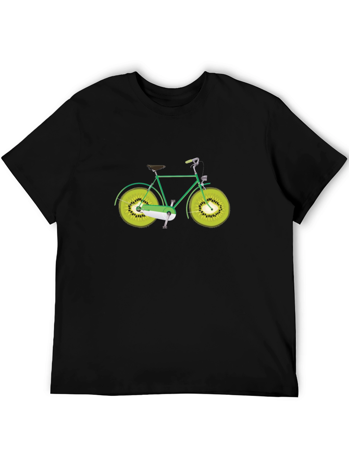 Kiwi Wheel Bike Graphic Tee - Unique Design