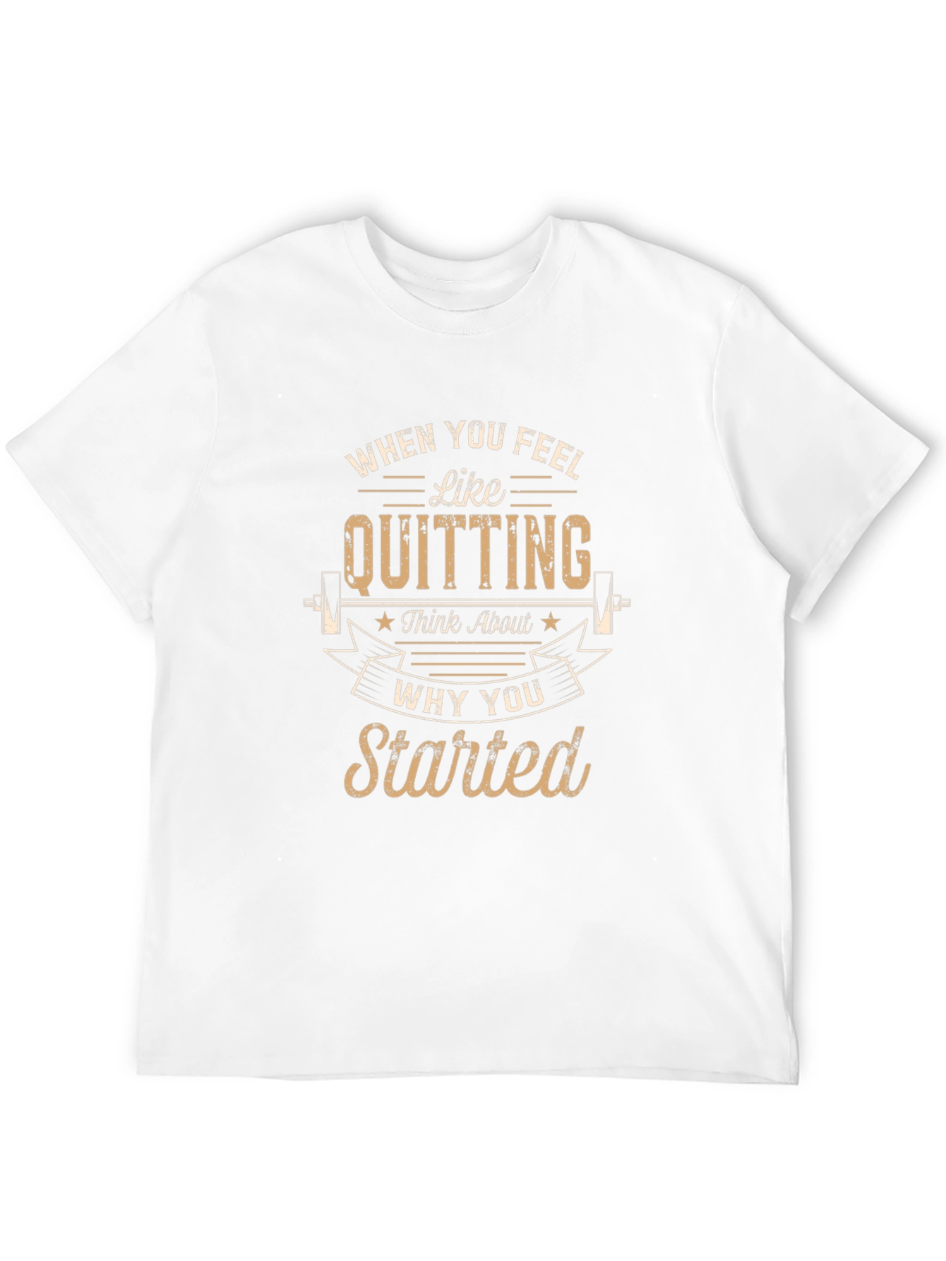 Motivational Workout T-Shirt - Never Quit