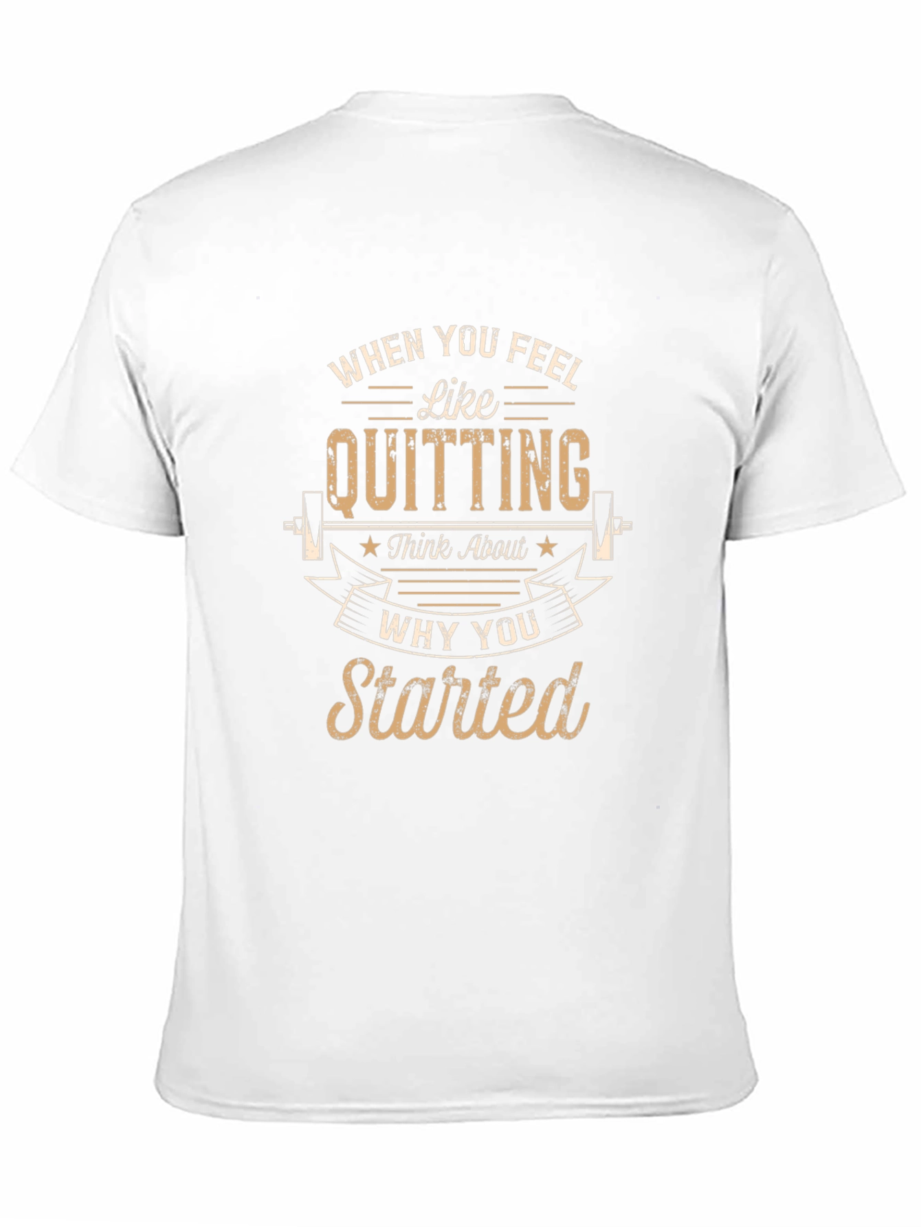 Motivational Workout T-Shirt - Never Quit