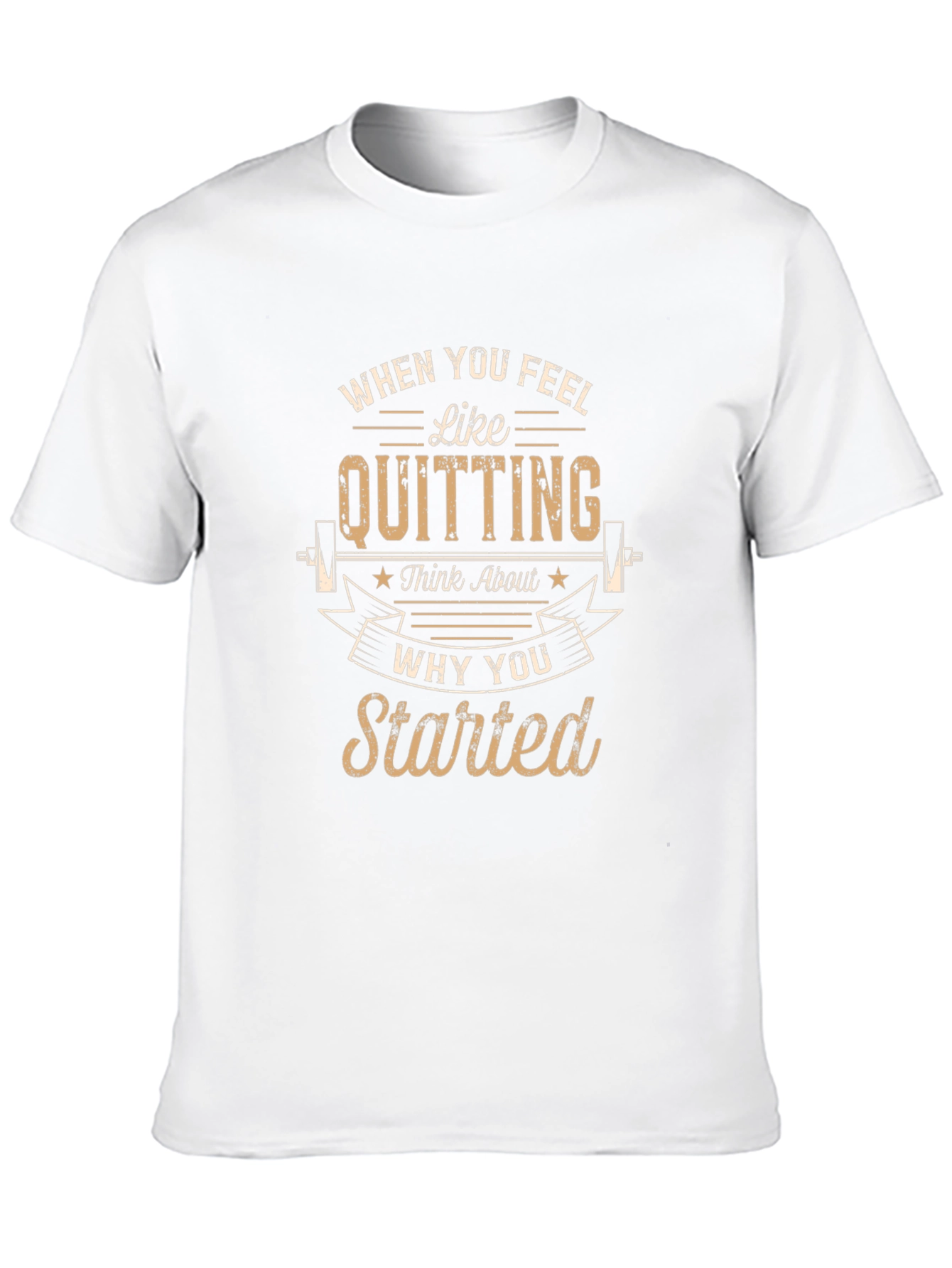 Motivational Workout T-Shirt - Never Quit