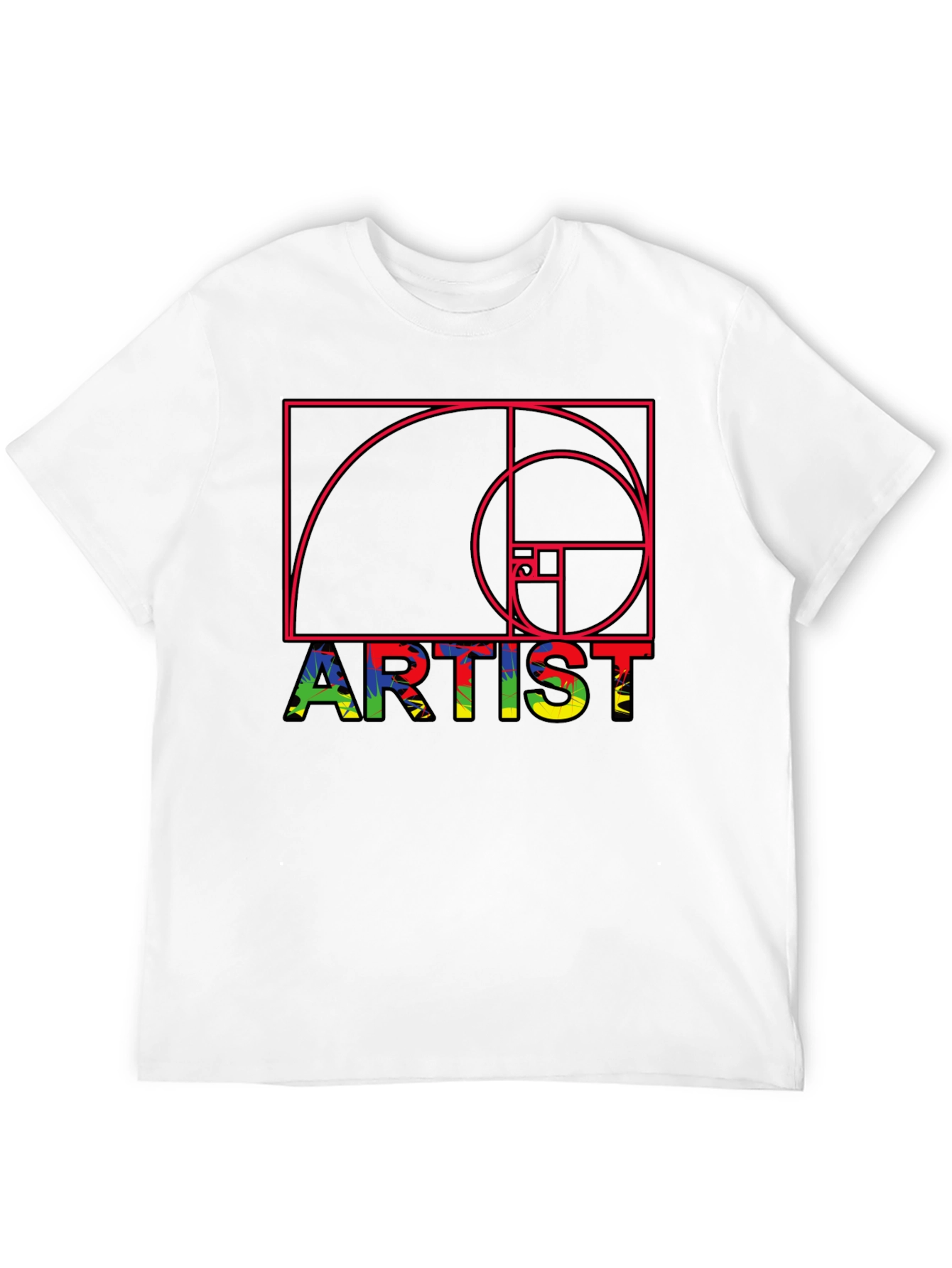 Artist Golden Ratio Graphic Tee - Unique Design