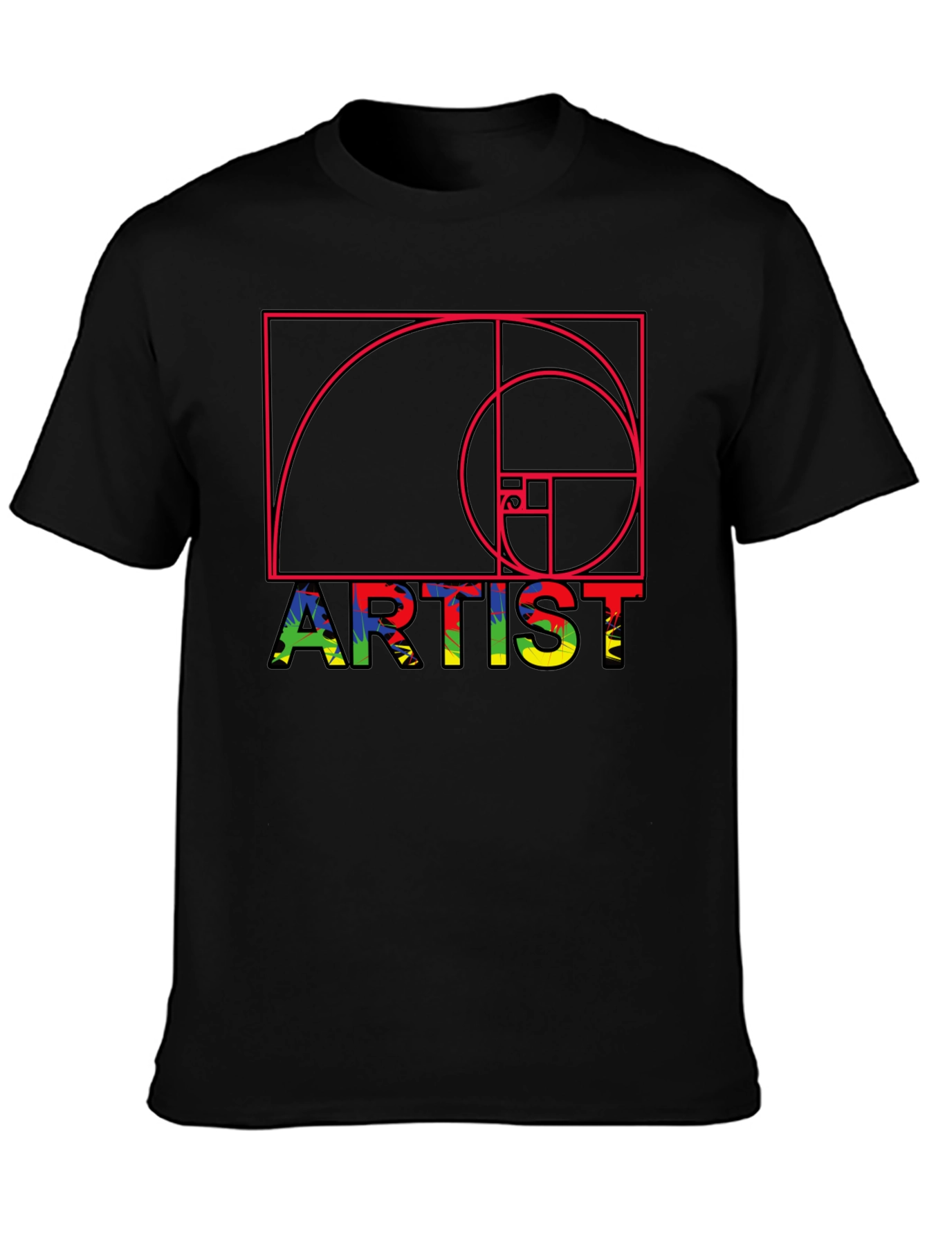 Artist Golden Ratio Graphic Tee - Unique Design