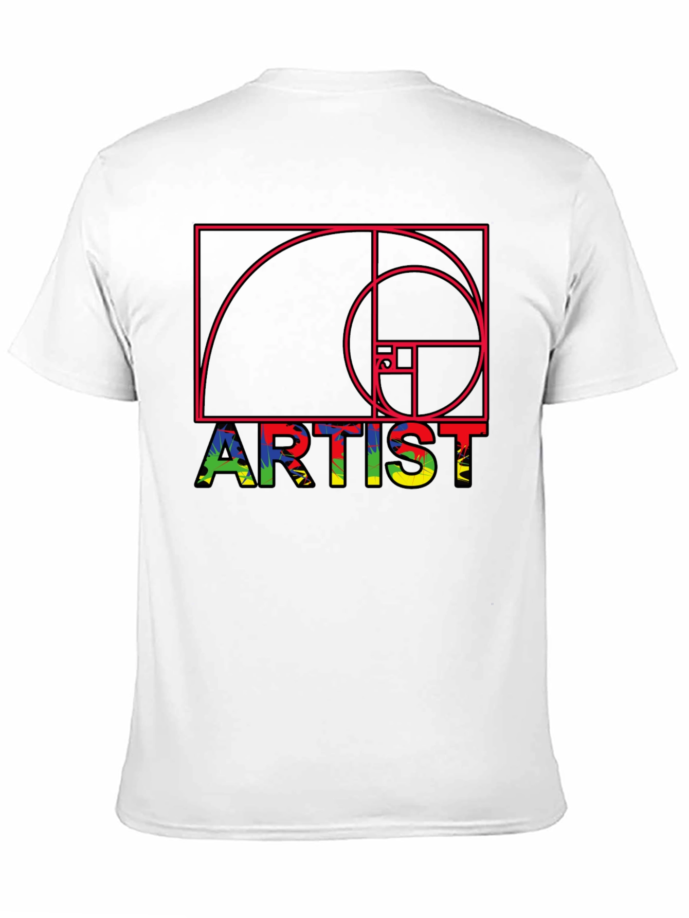 Artist Golden Ratio Graphic Tee - Unique Design