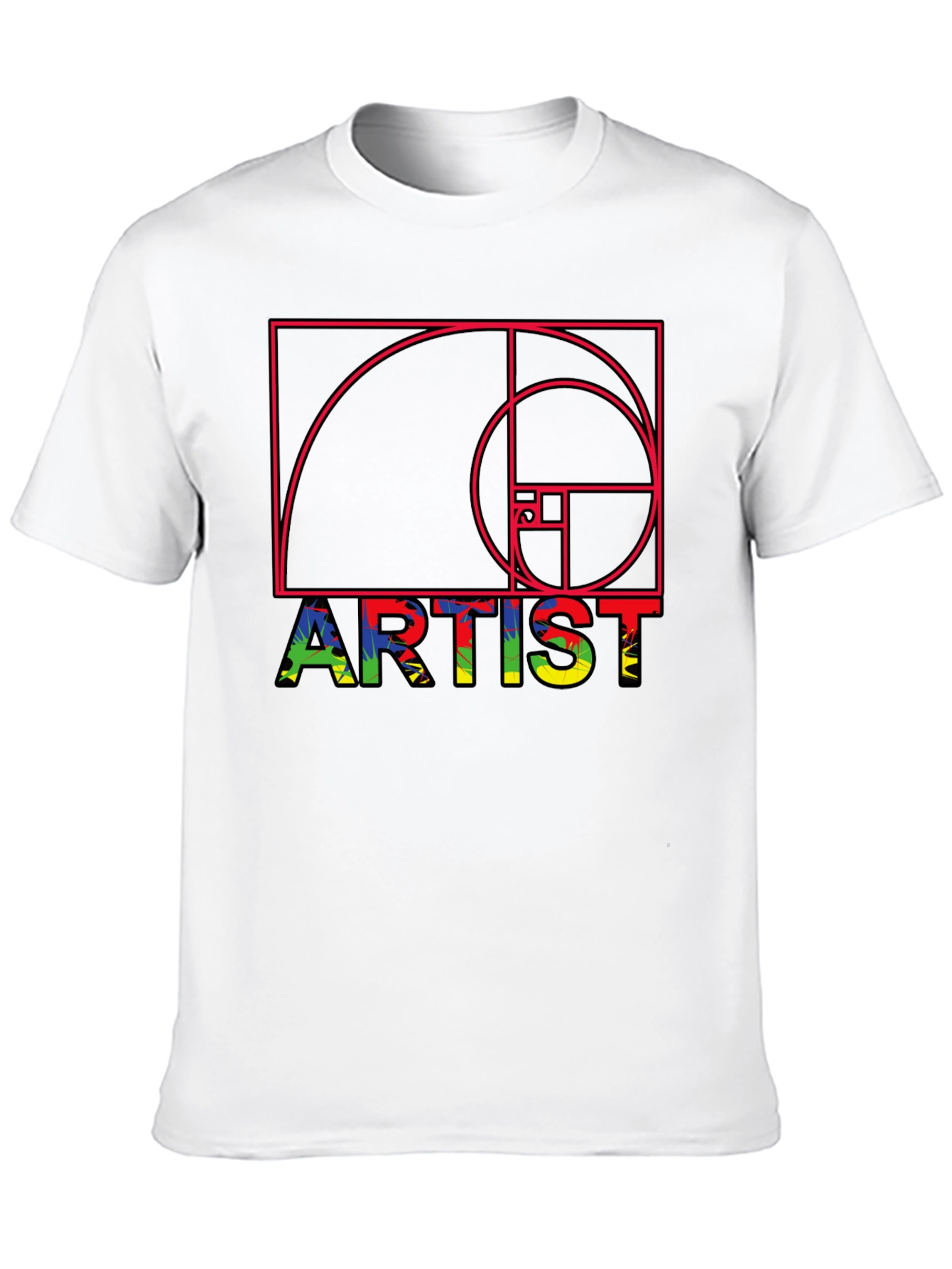 Artist Golden Ratio Graphic Tee - Unique Design