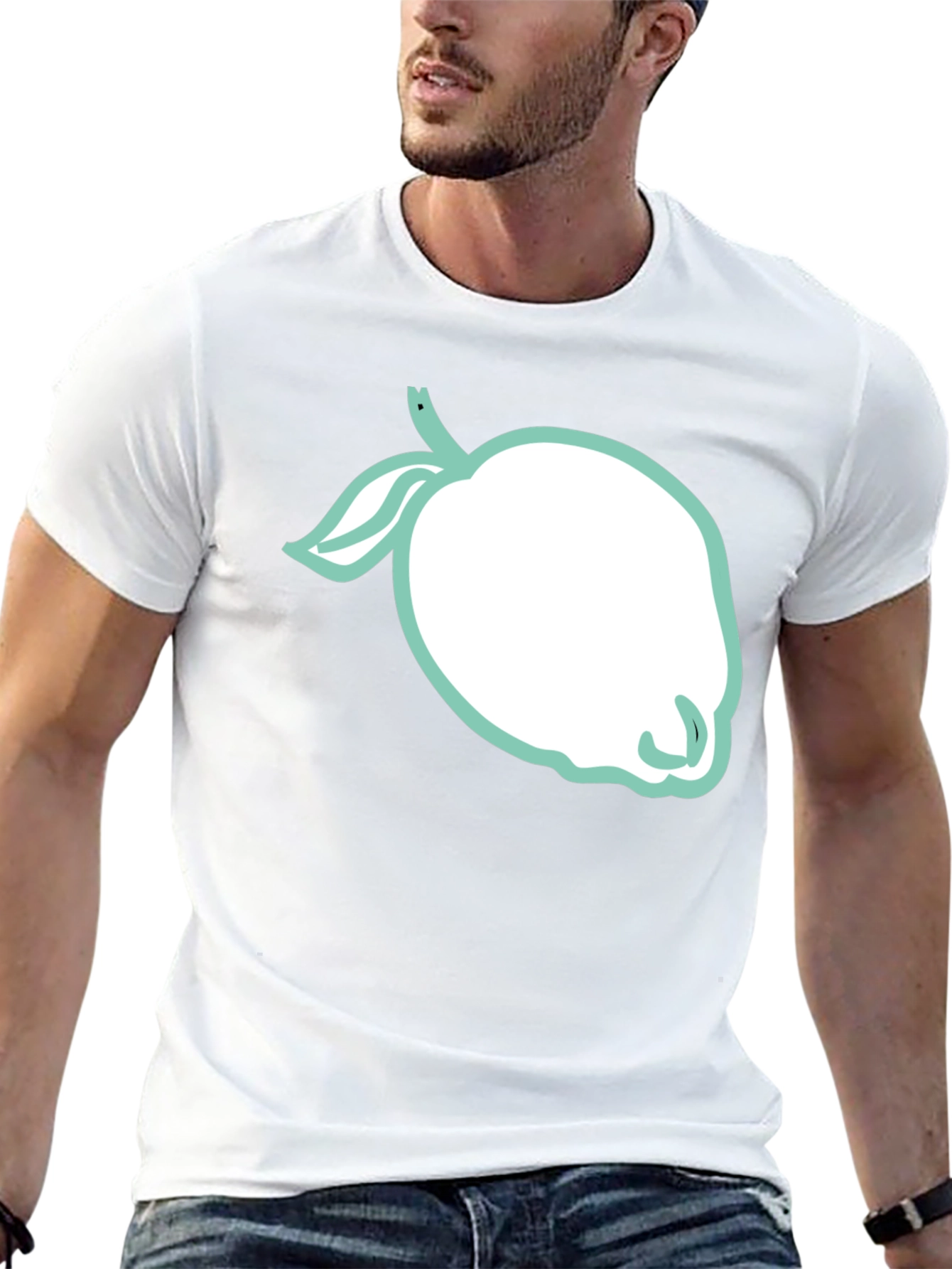 Lemon Graphic Tee - Trendy Black Shirt