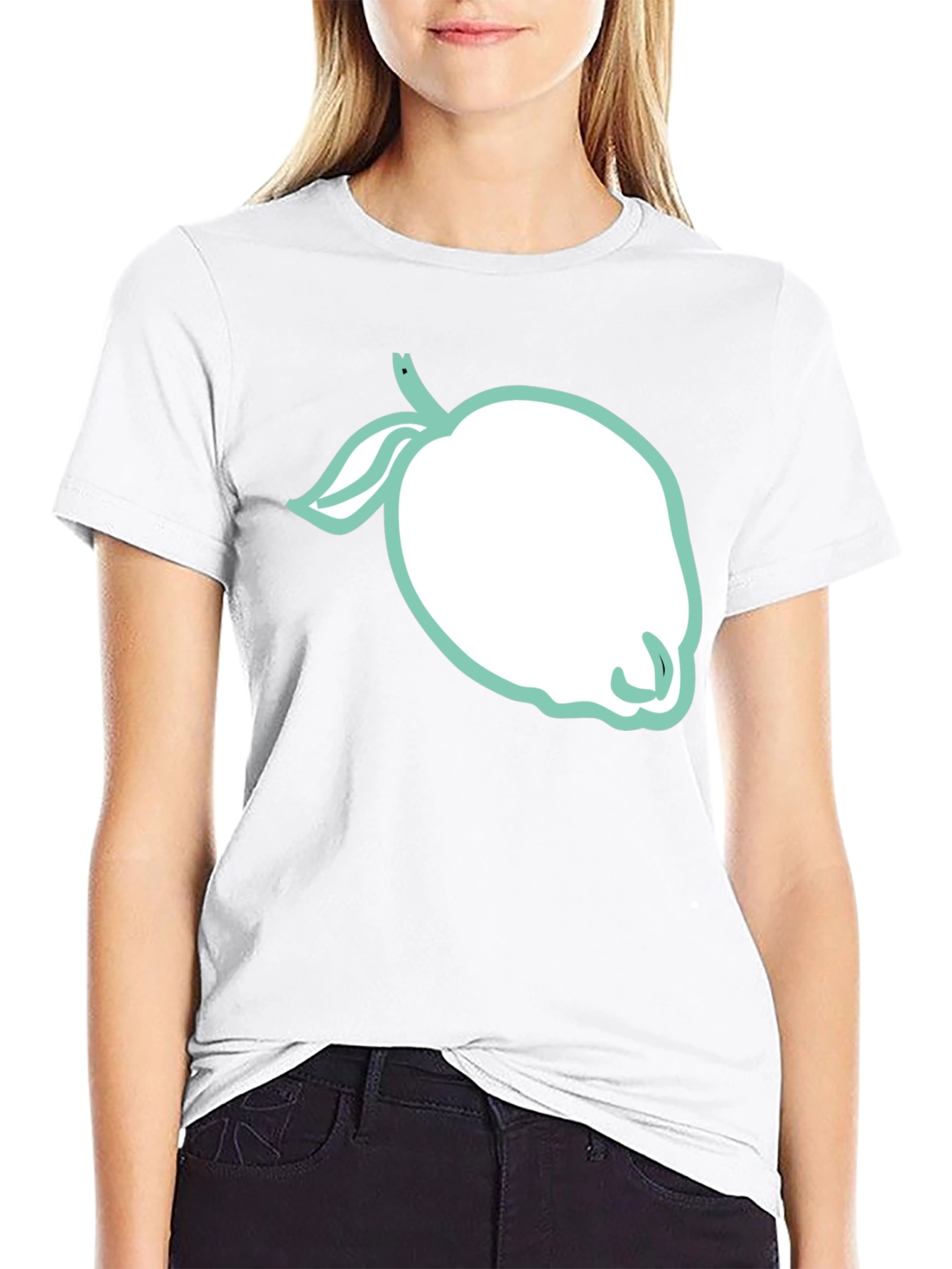Lemon Graphic Tee - Trendy Black Shirt