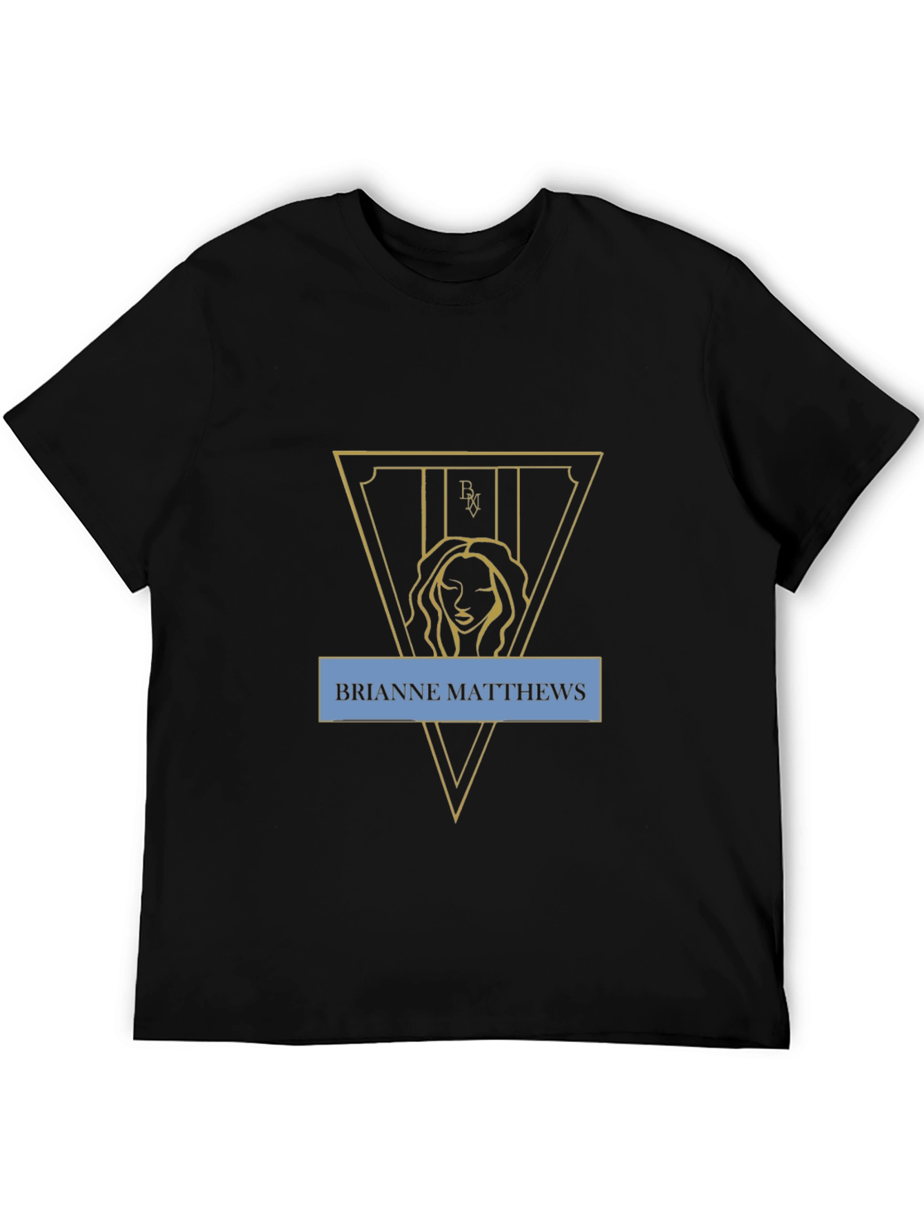 Stylish Black T-Shirt with Graphic Design