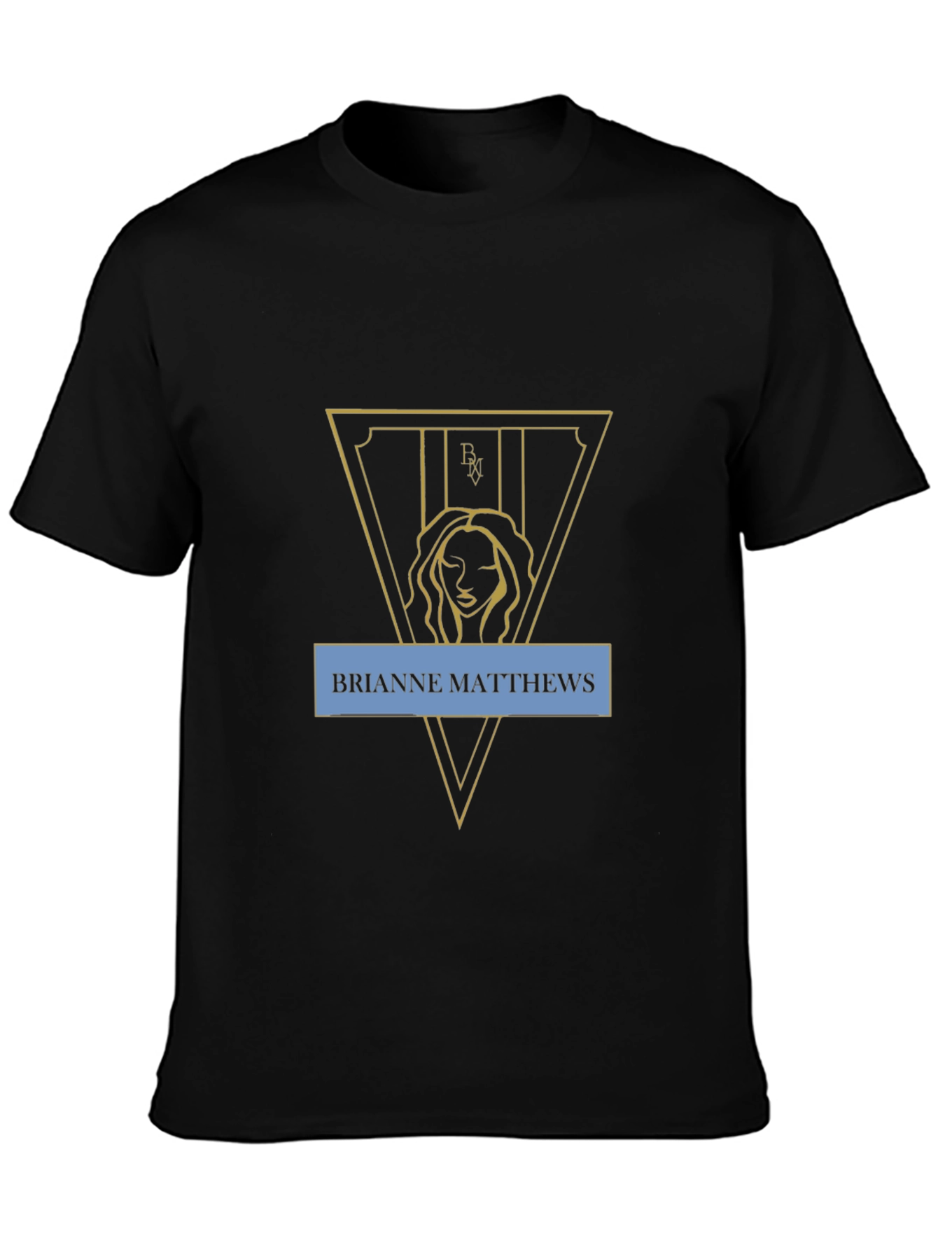 Stylish Black T-Shirt with Graphic Design