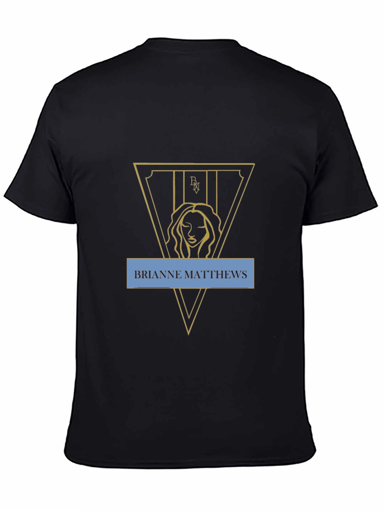 Stylish Black T-Shirt with Graphic Design