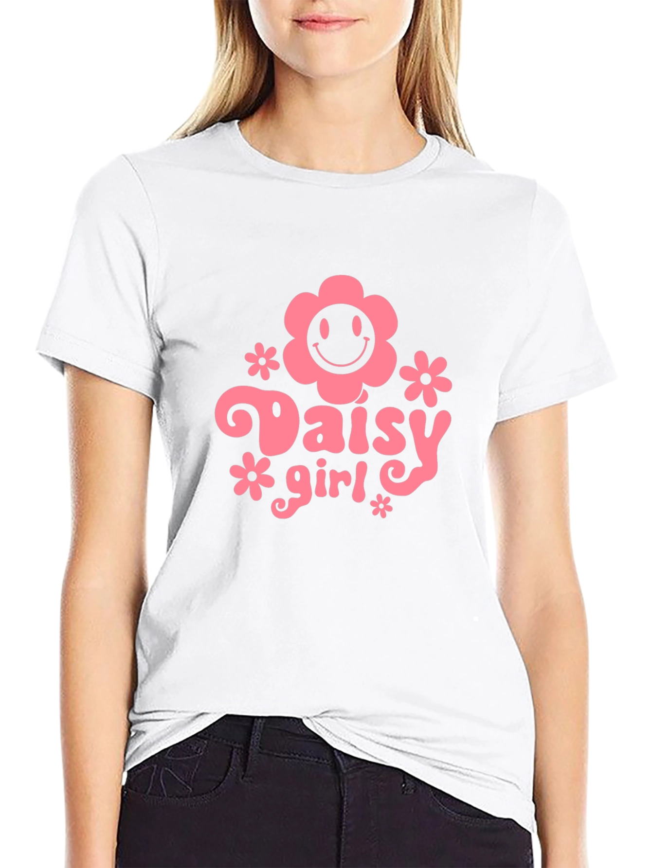 Daisy Girl Graphic Tee - Retro Style