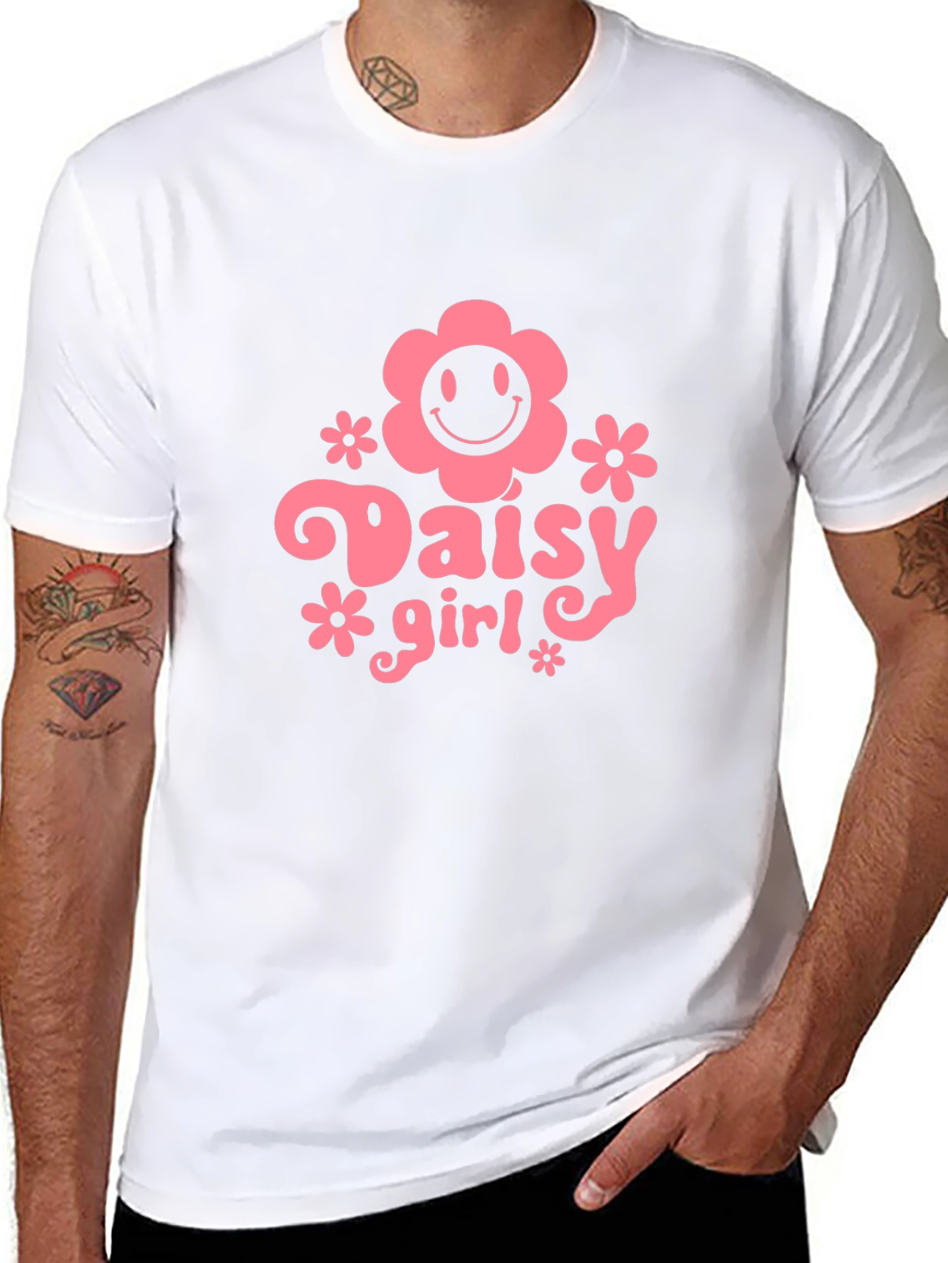 Daisy Girl Graphic Tee - Retro Style